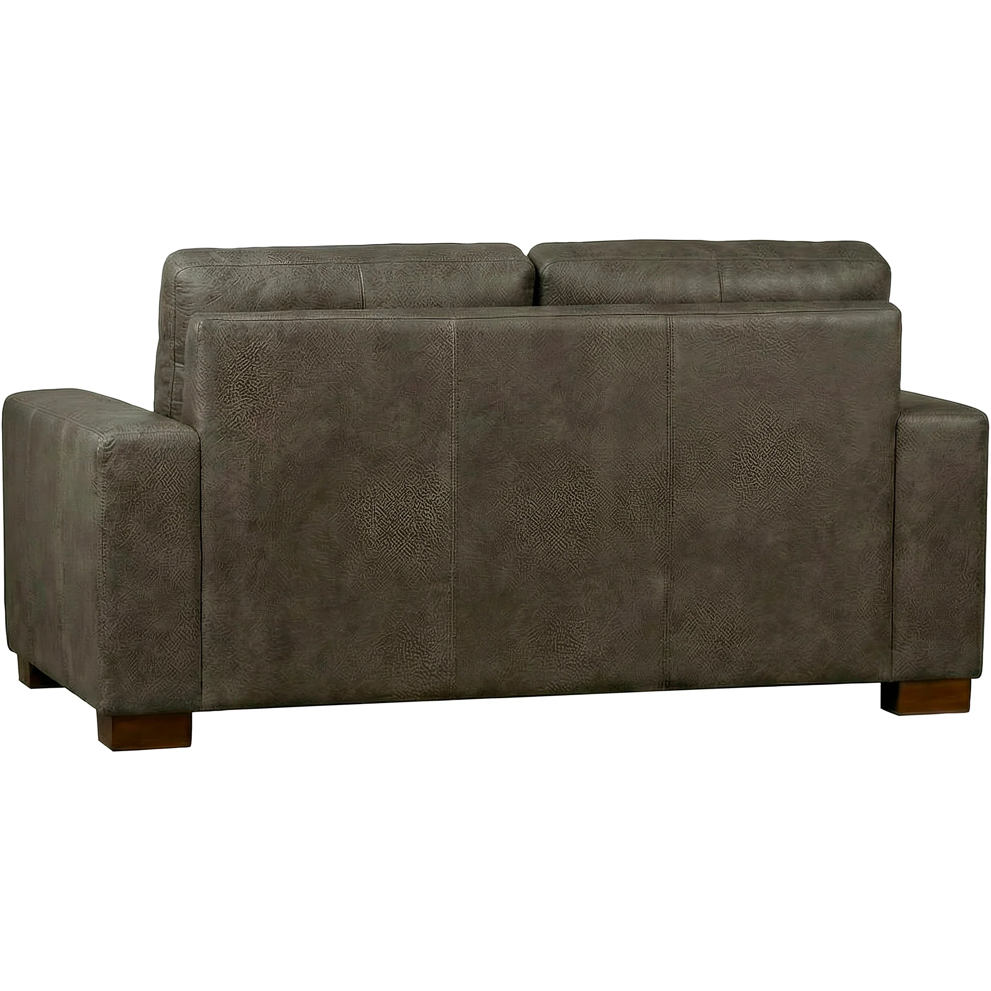 Juno Feather Blend Leather Loveseat - Image 4