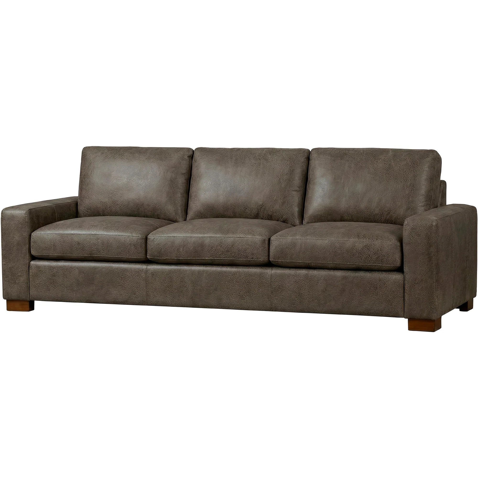 Juno Feather Blend Leather Oversized Sofa - Image 2