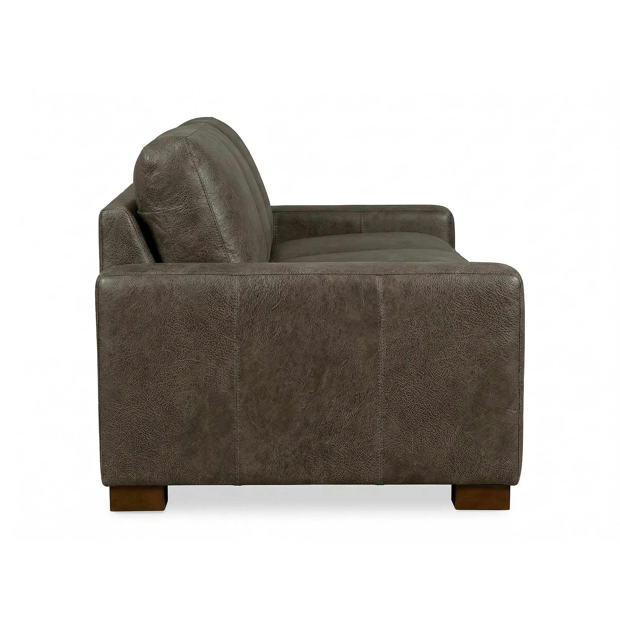 Juno Feather Blend Leather Oversized Sofa - Image 5