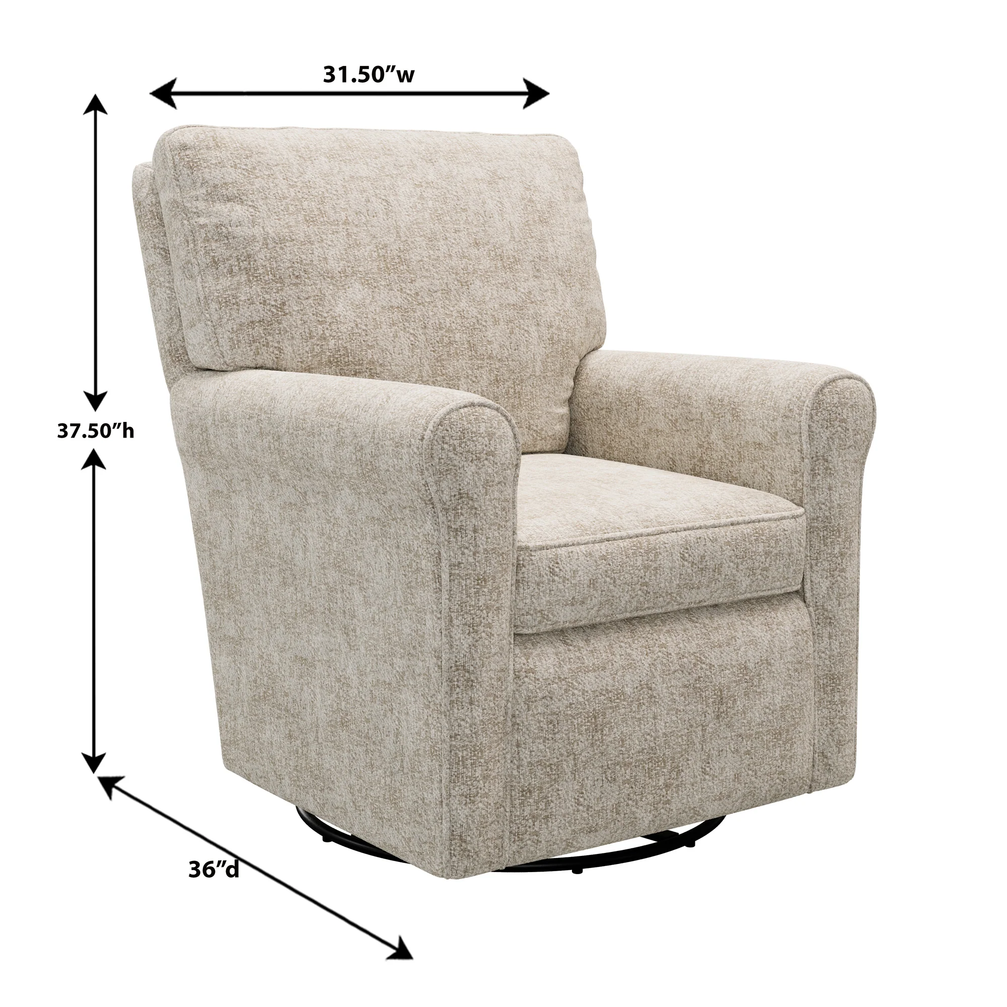 Kacey Swivel Glider - Image 8