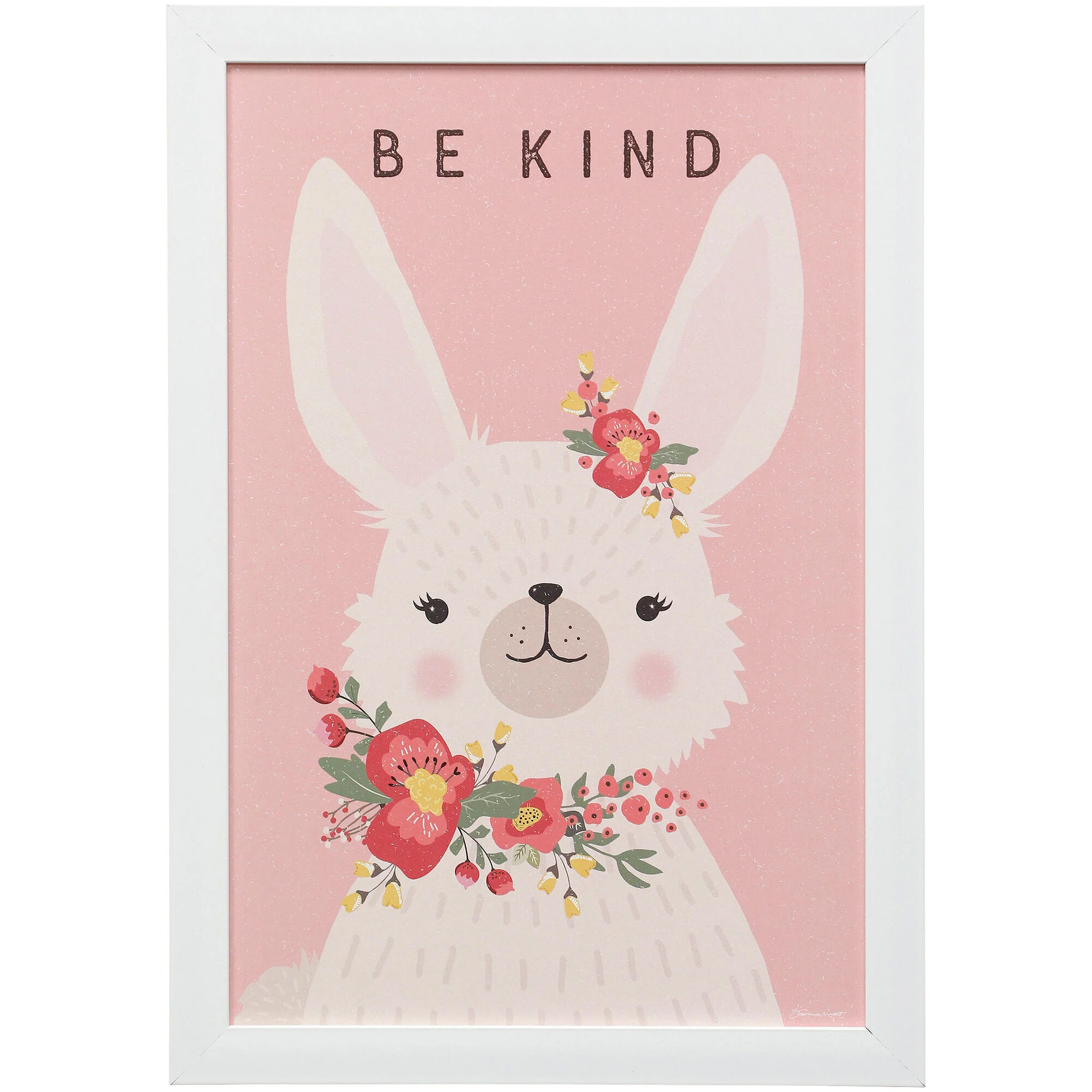 Kind Bunny Framed Art