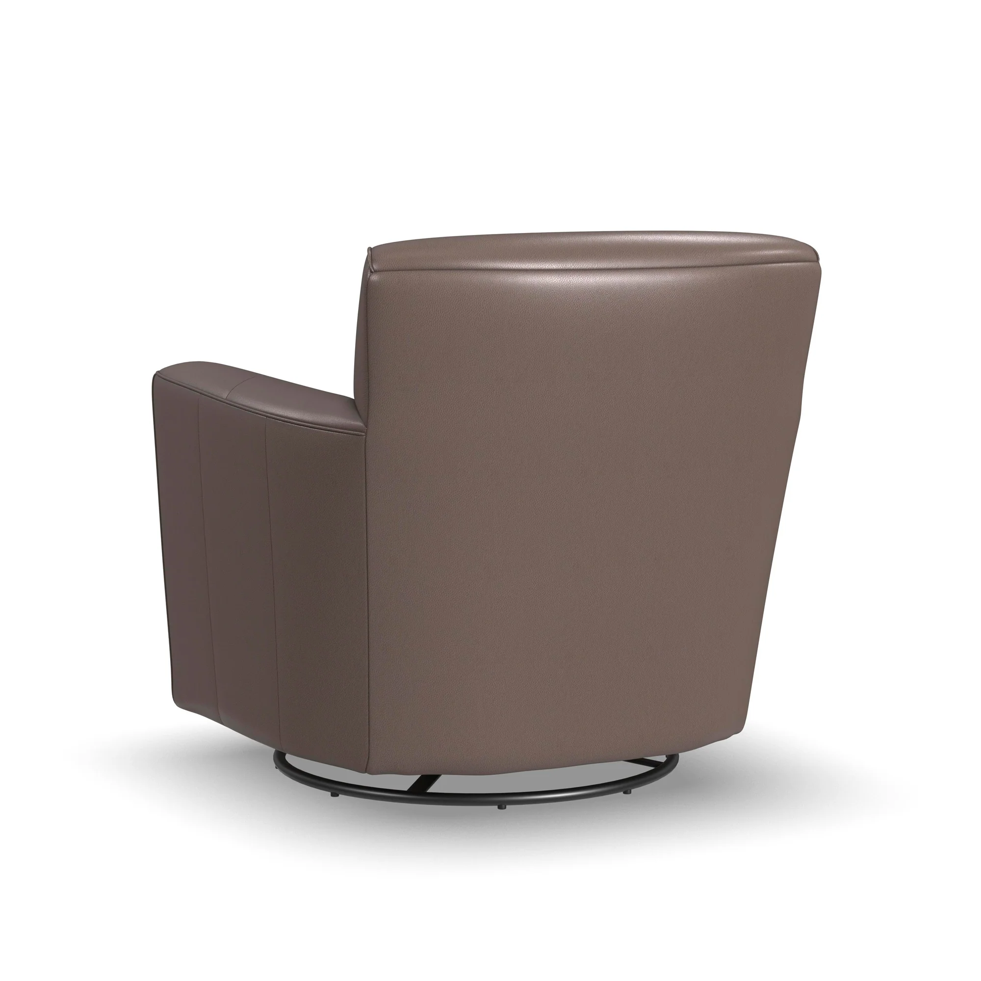 Kingman Leather Swivel Glider - Image 4