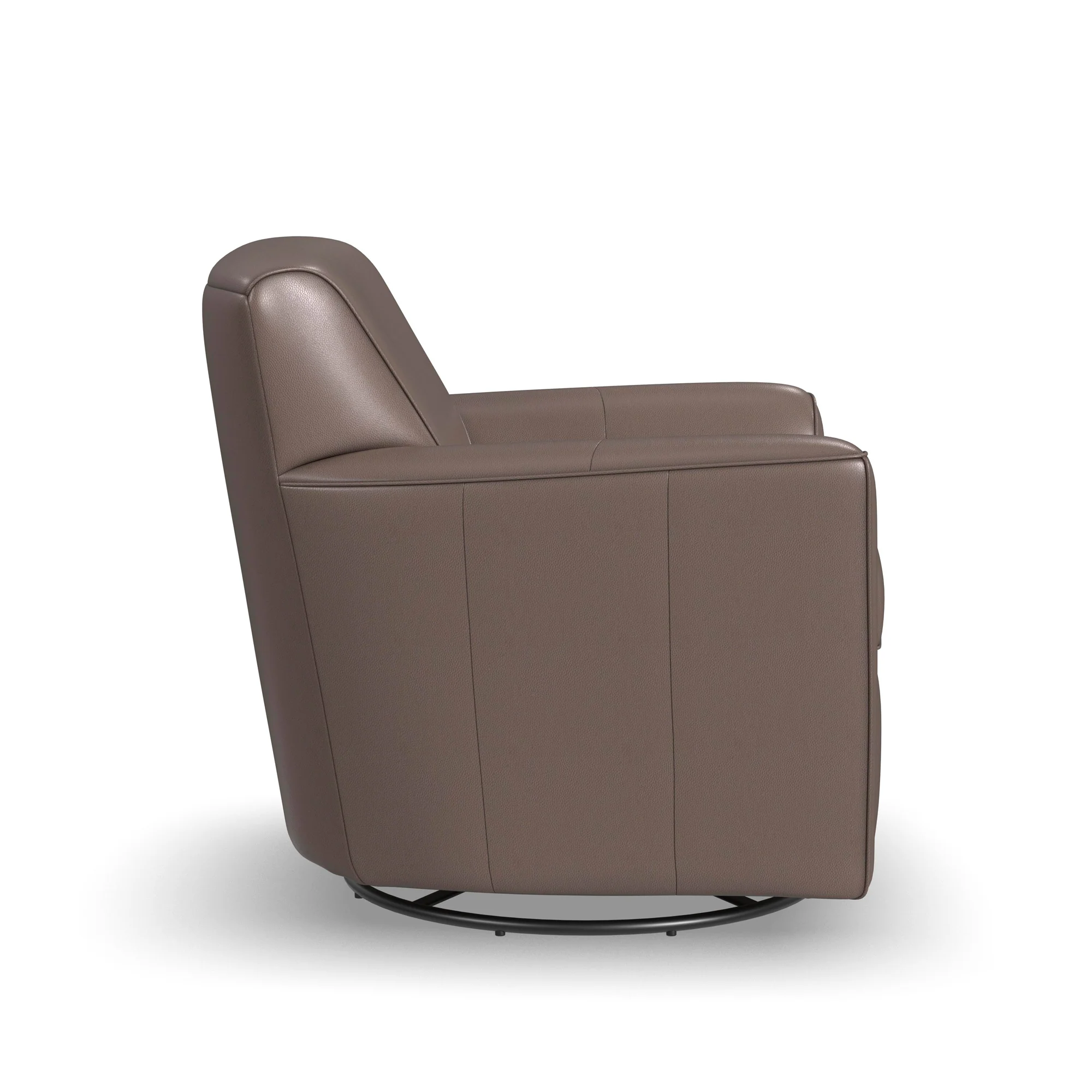 Kingman Leather Swivel Glider - Image 5