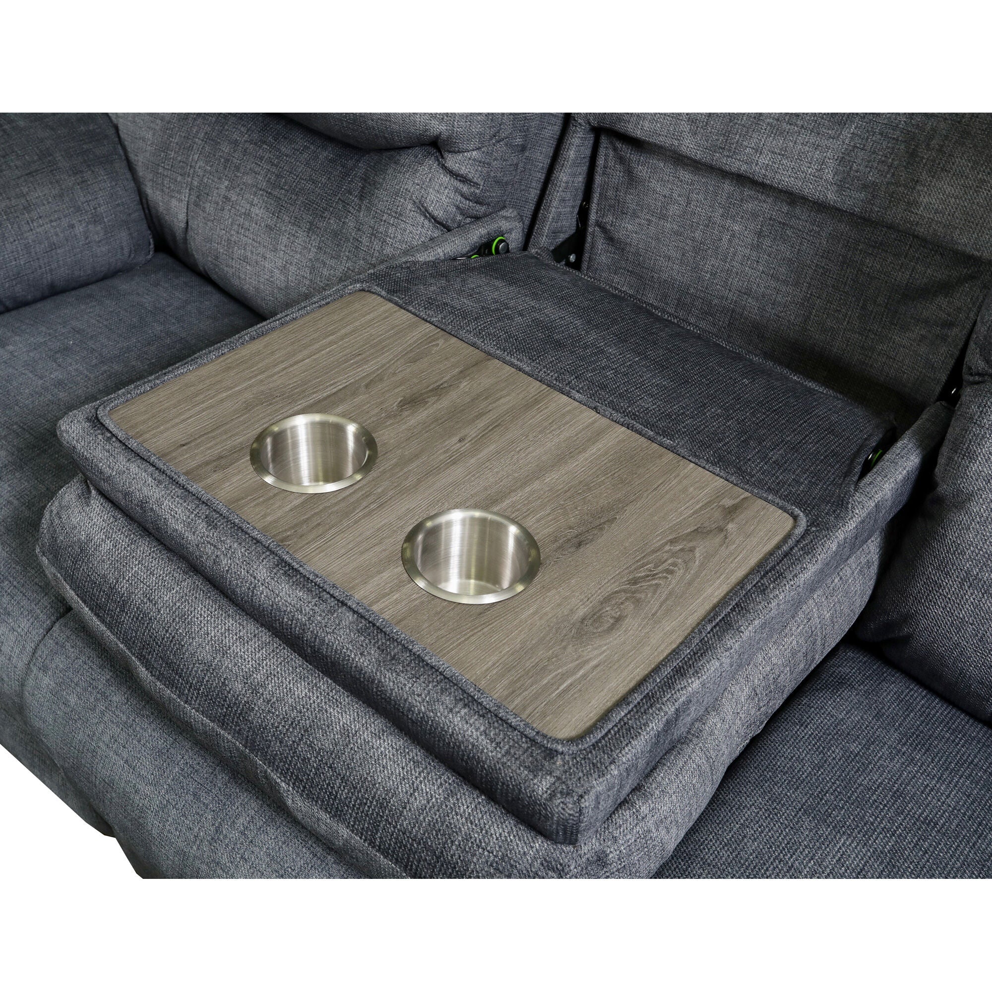 Kish Reclining Console Loveseat - Image 2
