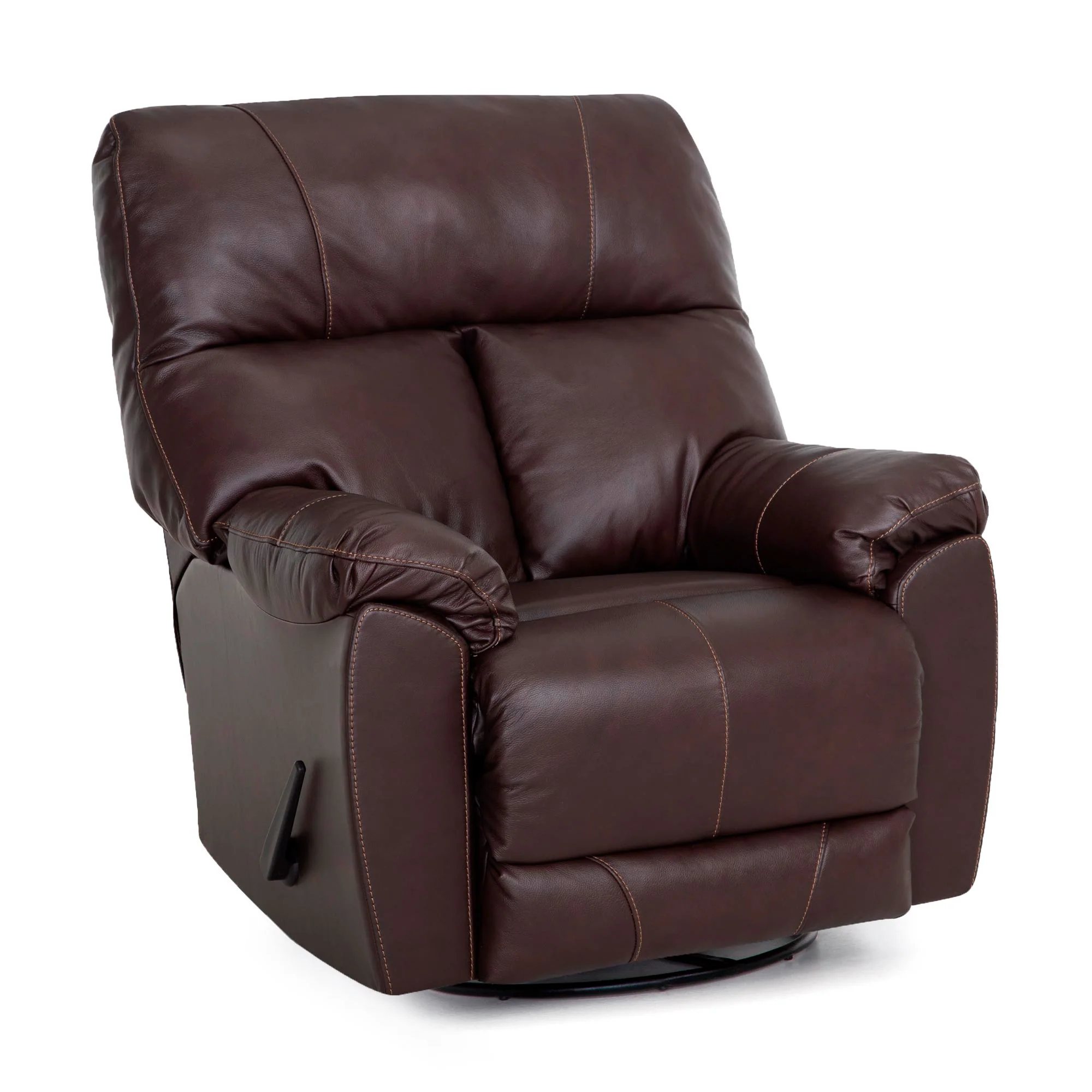 Kodiak Leather Swivel Rocking Recliner - Image 11