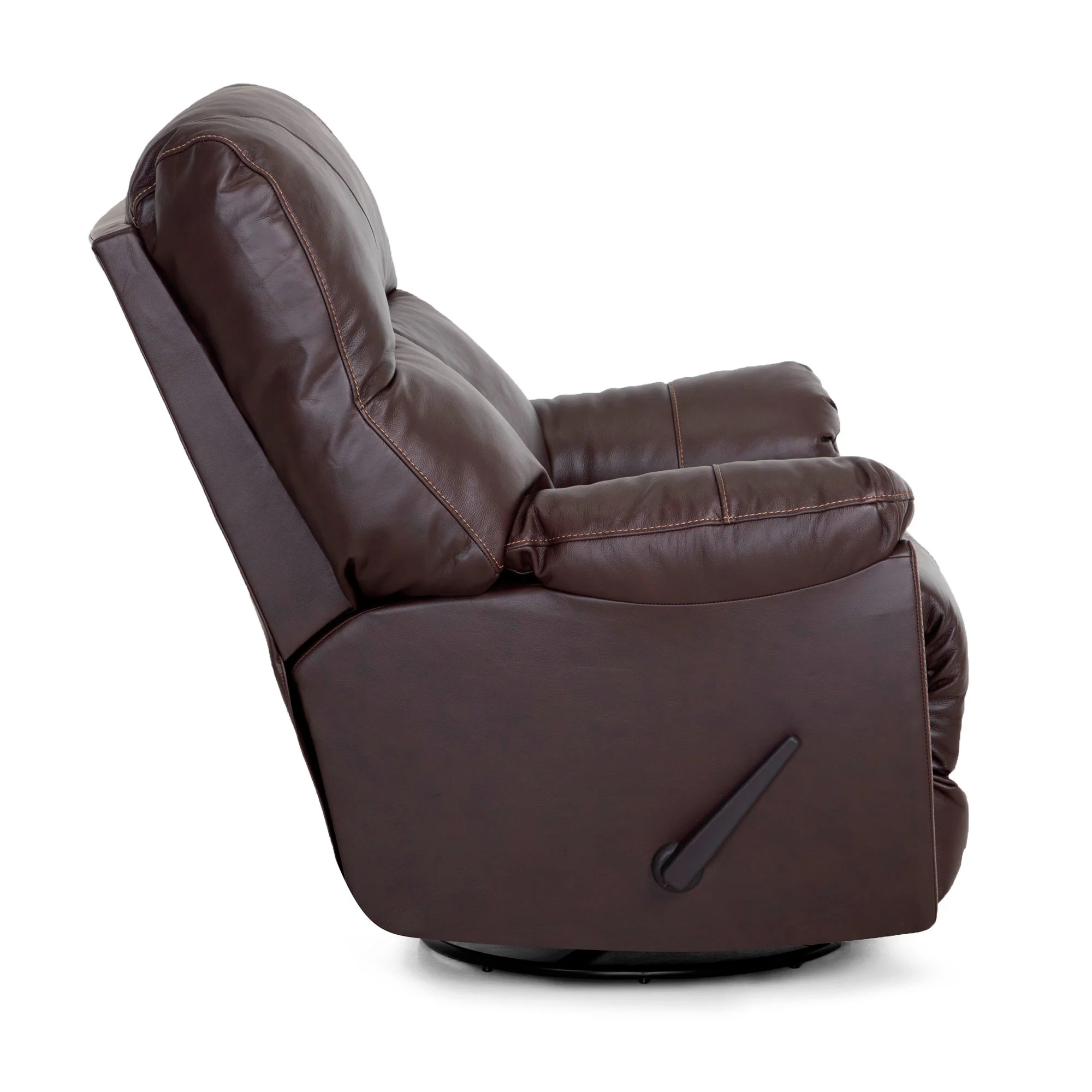 Kodiak Leather Swivel Rocking Recliner - Image 13