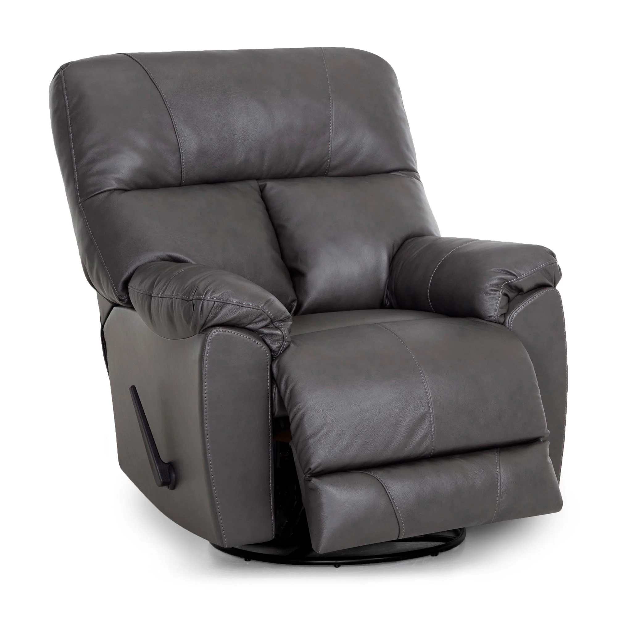 Kodiak Leather Swivel Rocking Recliner - Image 3