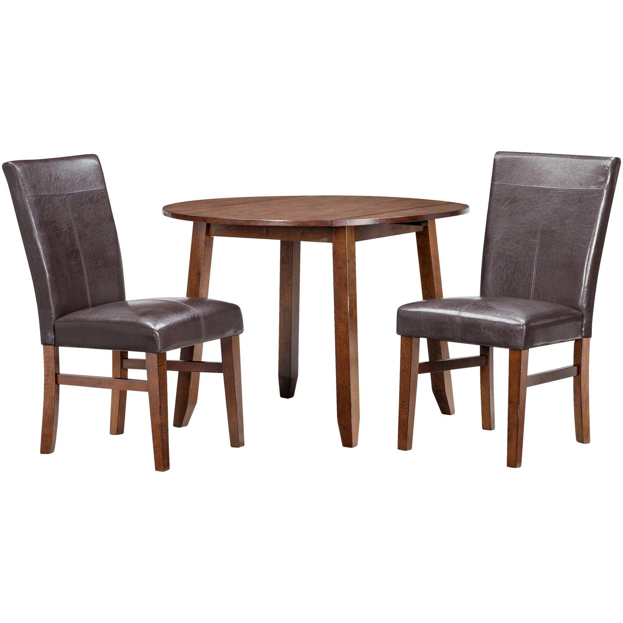 Kona 3 Piece Parson Drop Leaf Dining Set - Image 2