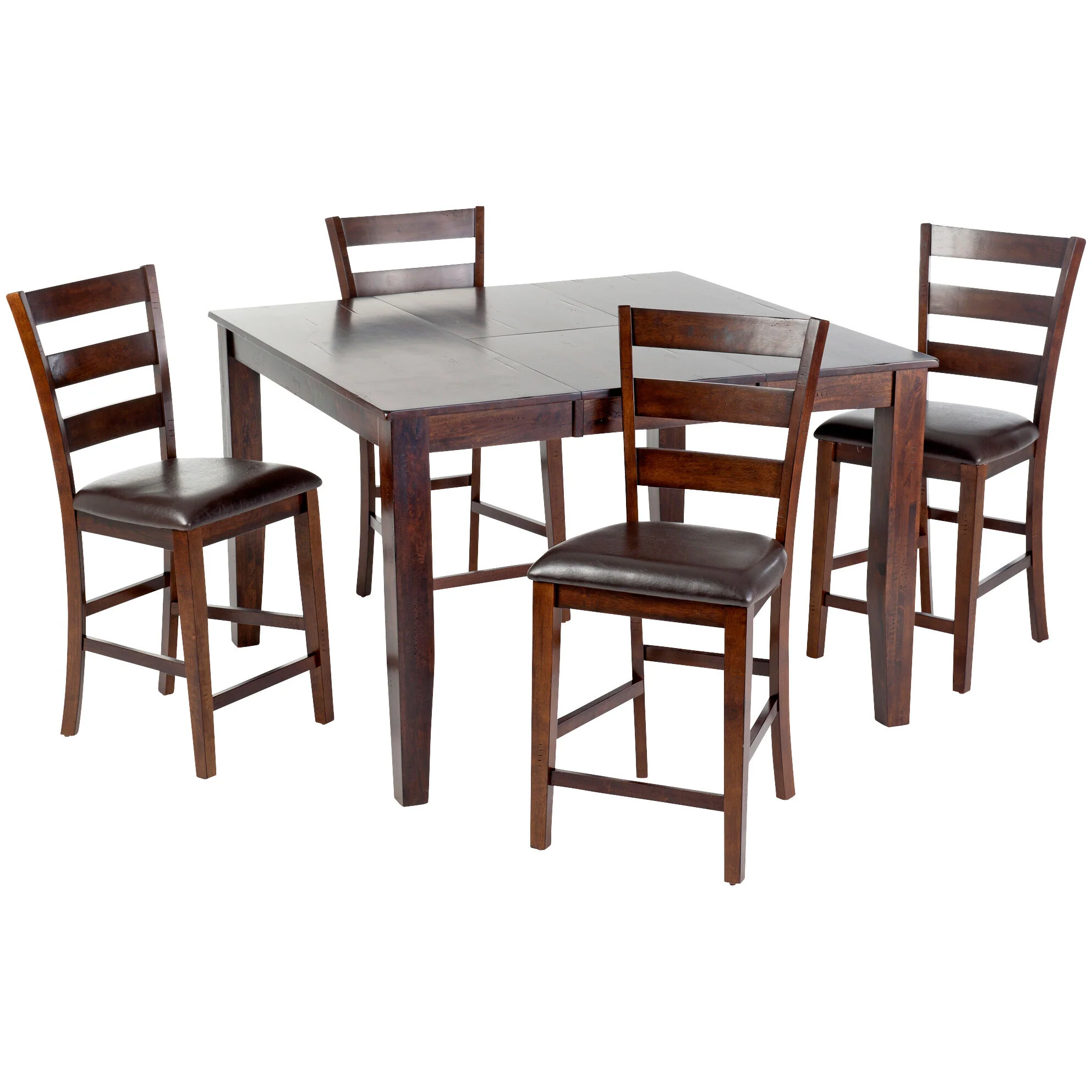 Kona 5 Piece Ladder Back Counter Dining Set - Image 4