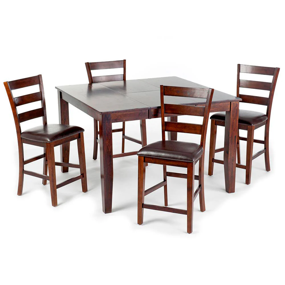 Kona 5 Piece Ladder Back Counter Dining Set - Image 5