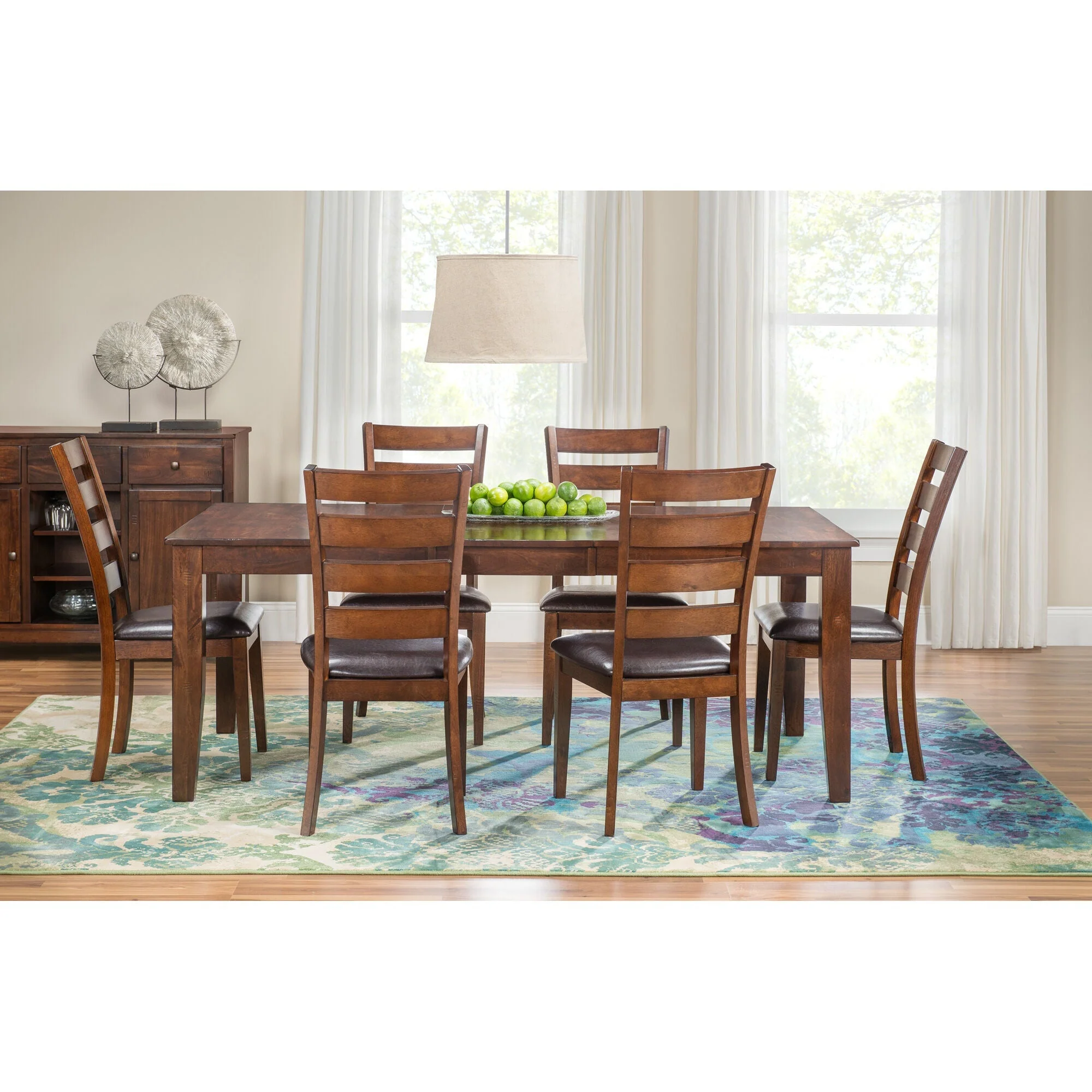 Kona 5 Piece Ladder Back Dining Set - Image 5