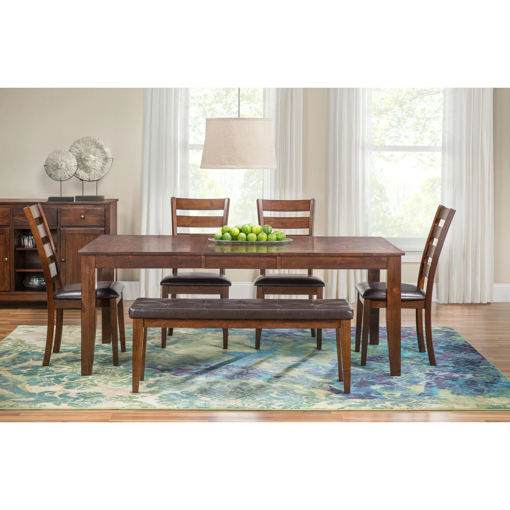 Kona 5 Piece Ladder Back Dining Set - Image 6
