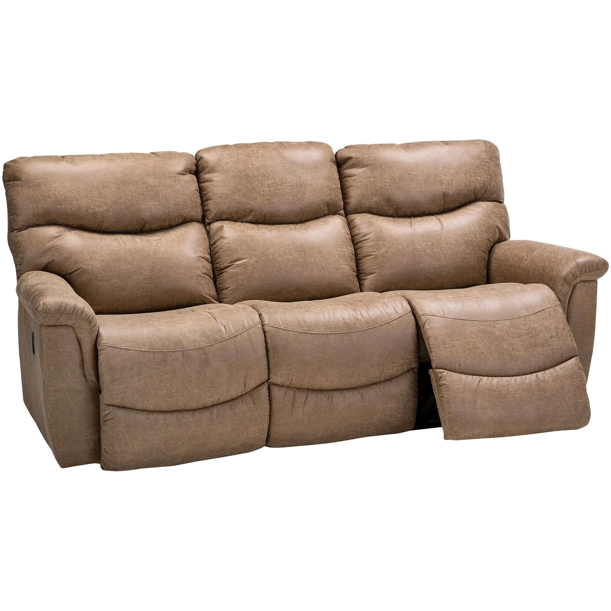 La-Z-Boy James Reclining Sofa and Console Loveseat with Coffee Table and 2 End Tables - Image 3