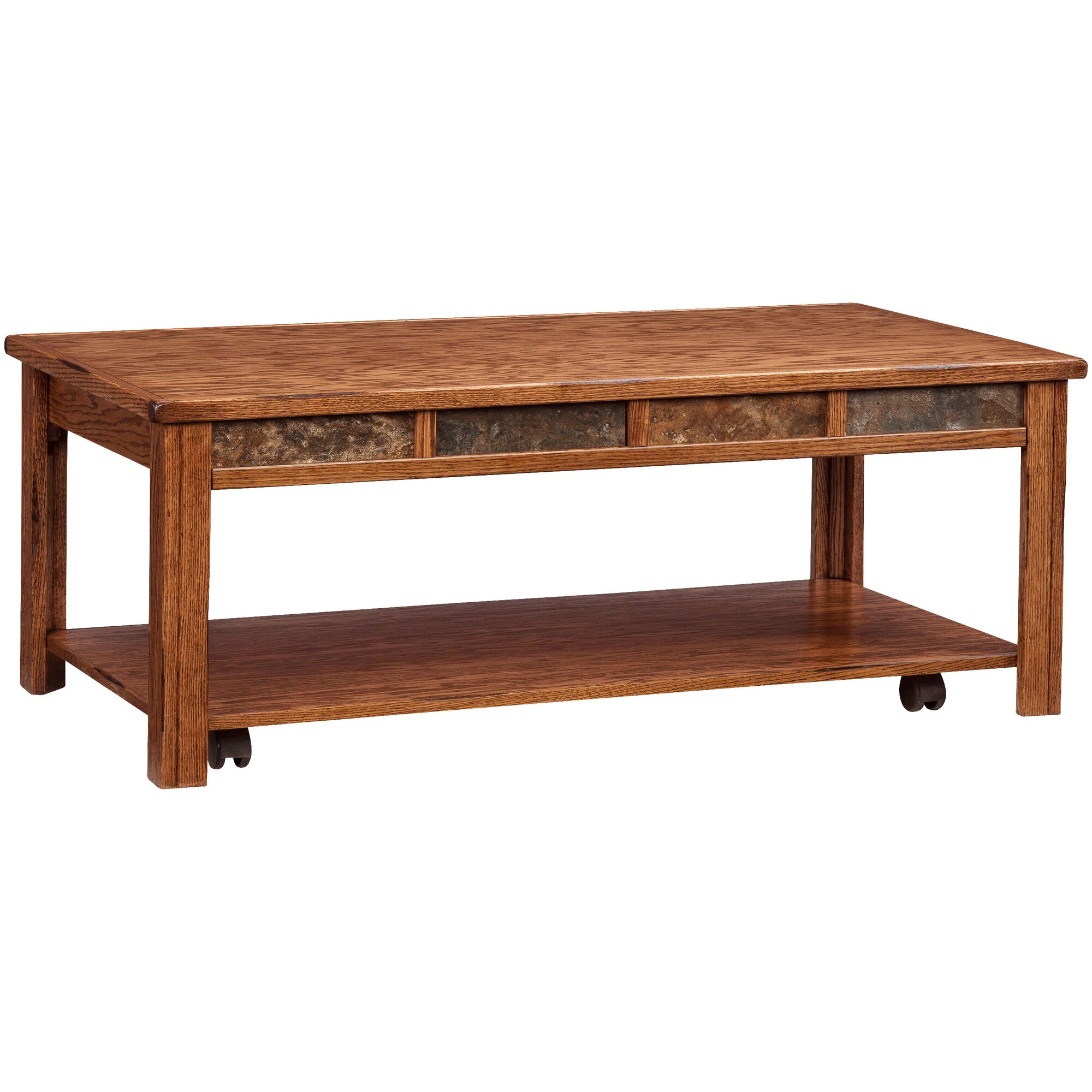 La-Z-Boy James Reclining Sofa and Console Loveseat with Coffee Table and 2 End Tables - Image 4