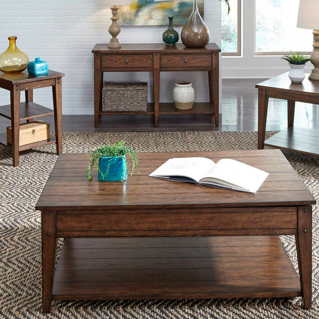 Lake House Lift Top Coffee Table - Image 3