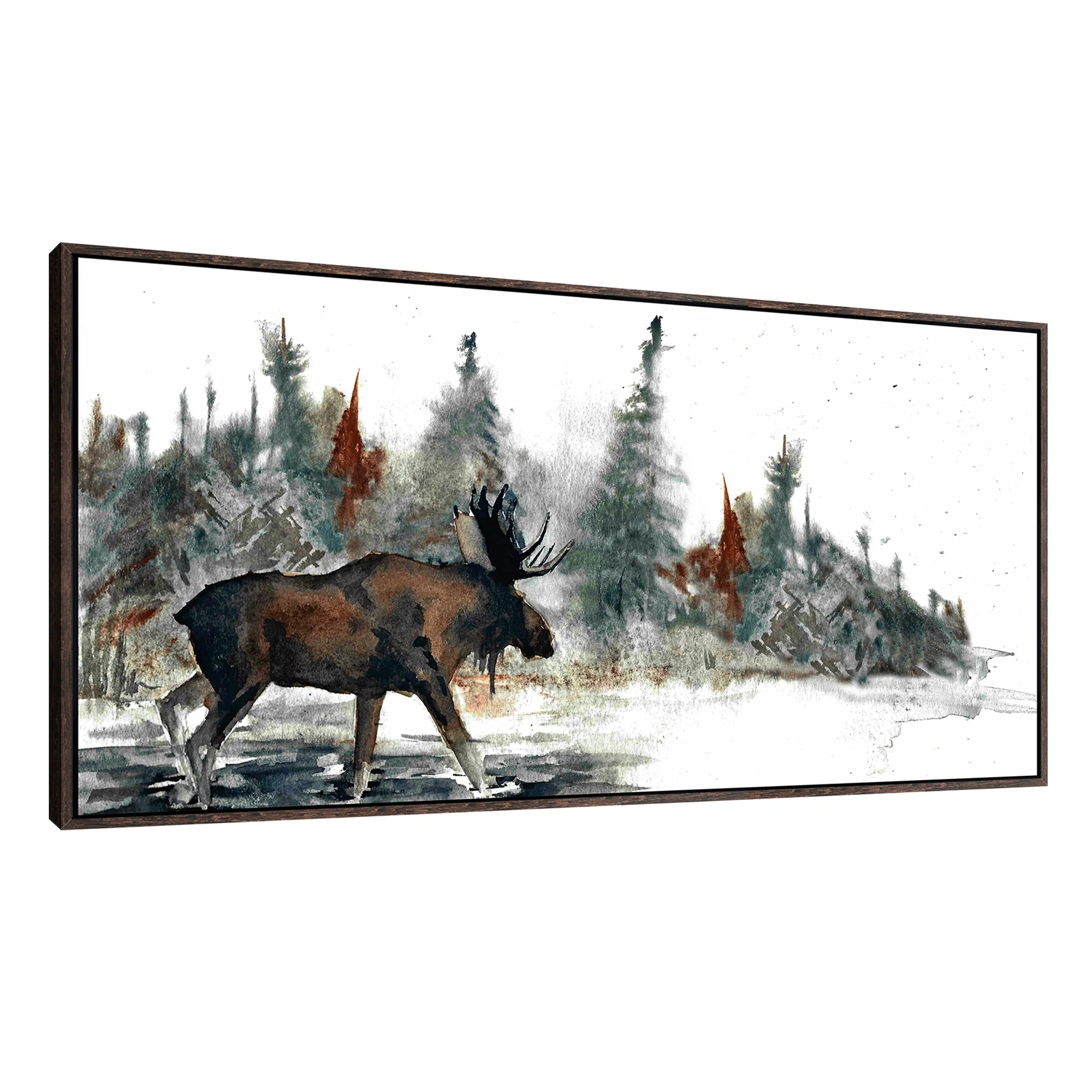 Lake Moose Wall Art - Image 2