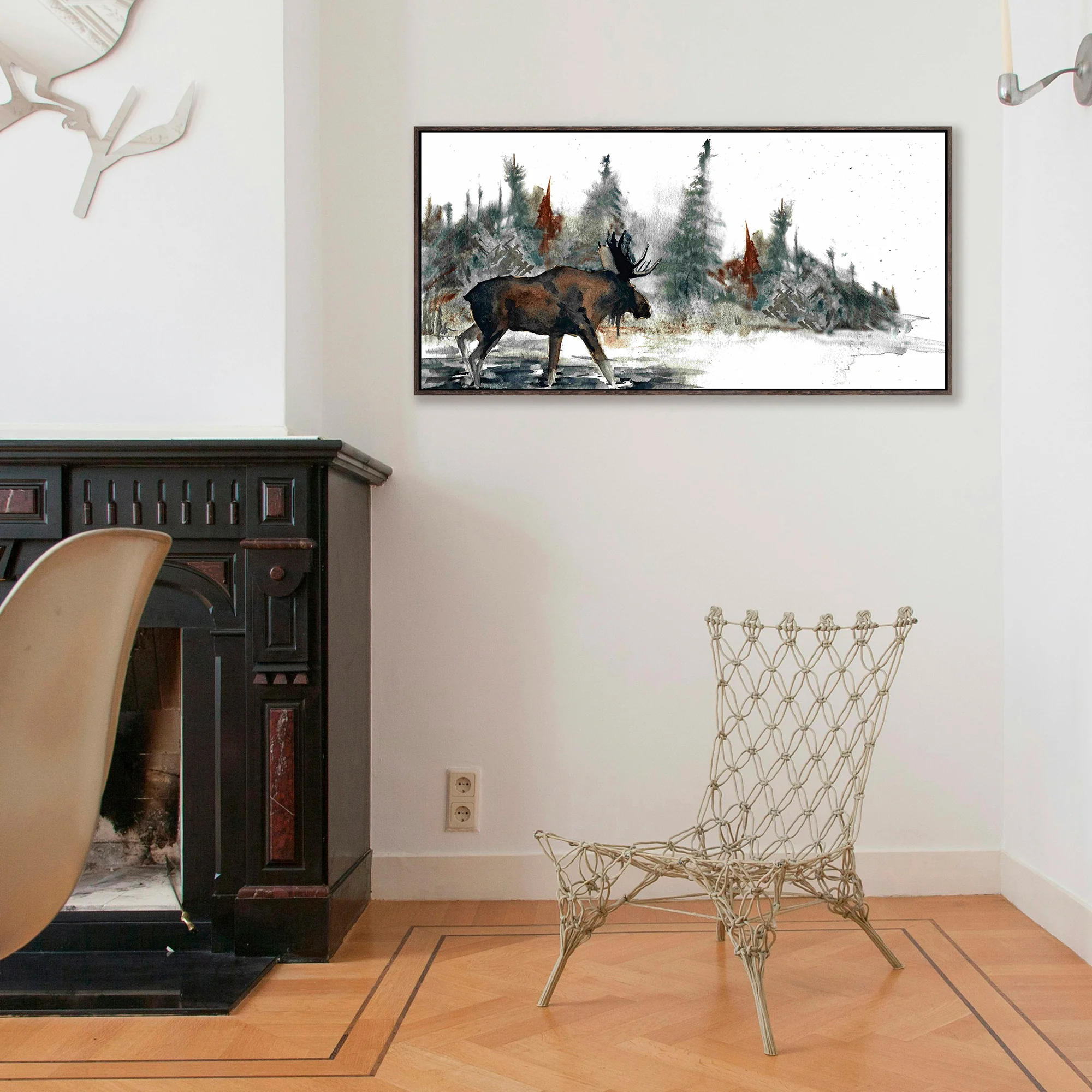 Lake Moose Wall Art - Image 3