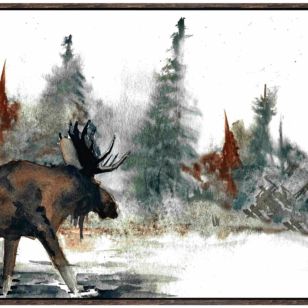 Lake Moose Wall Art - Image 5