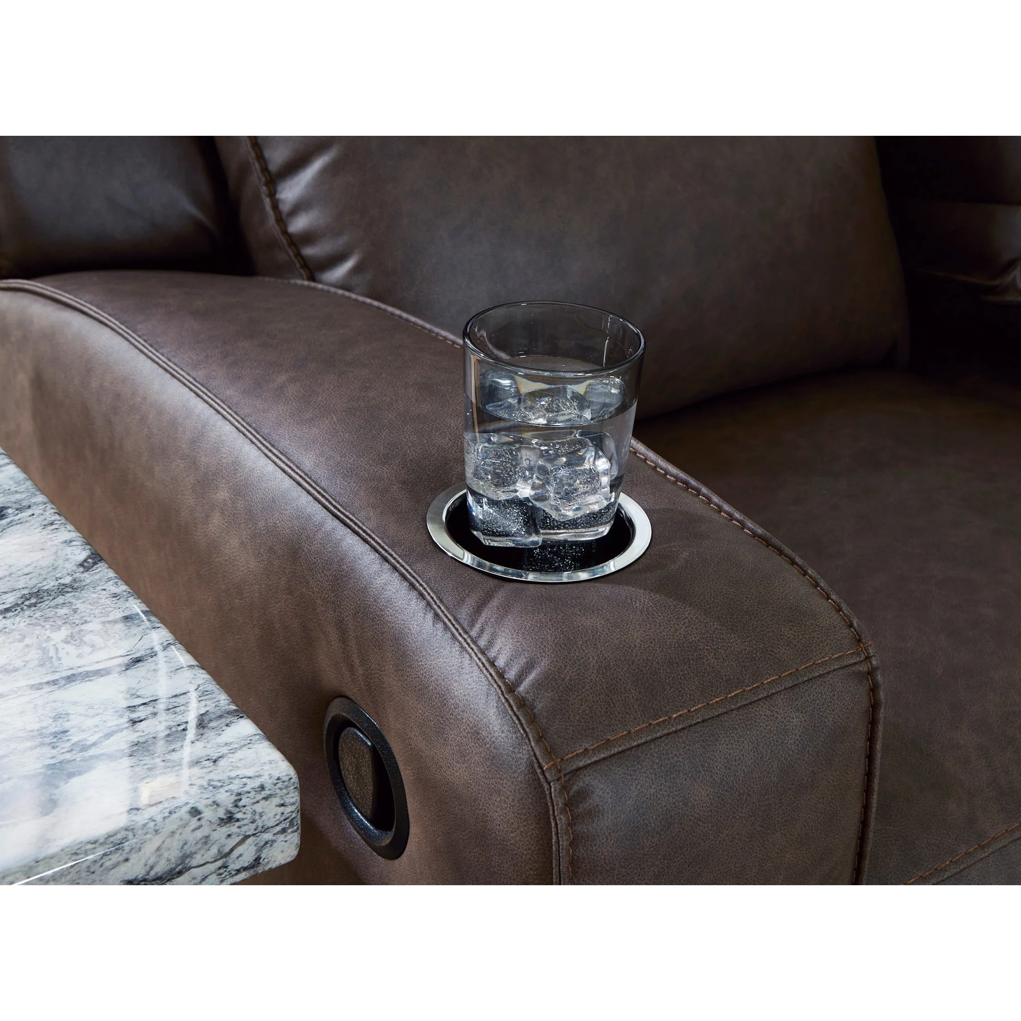 Lavenhorne Reclining Drop Table Sofa - Image 5