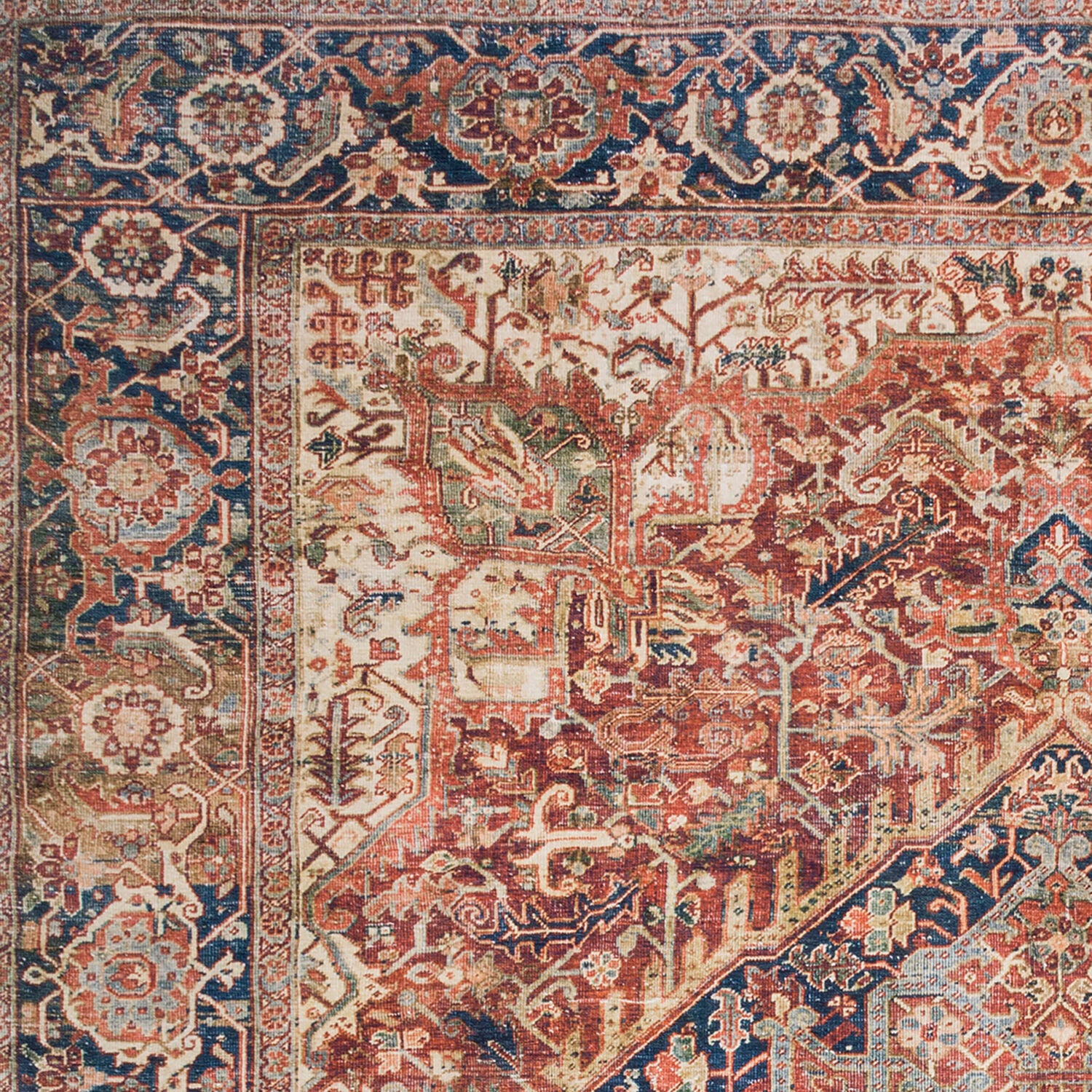 Layla Red Navy Rug - Image 2