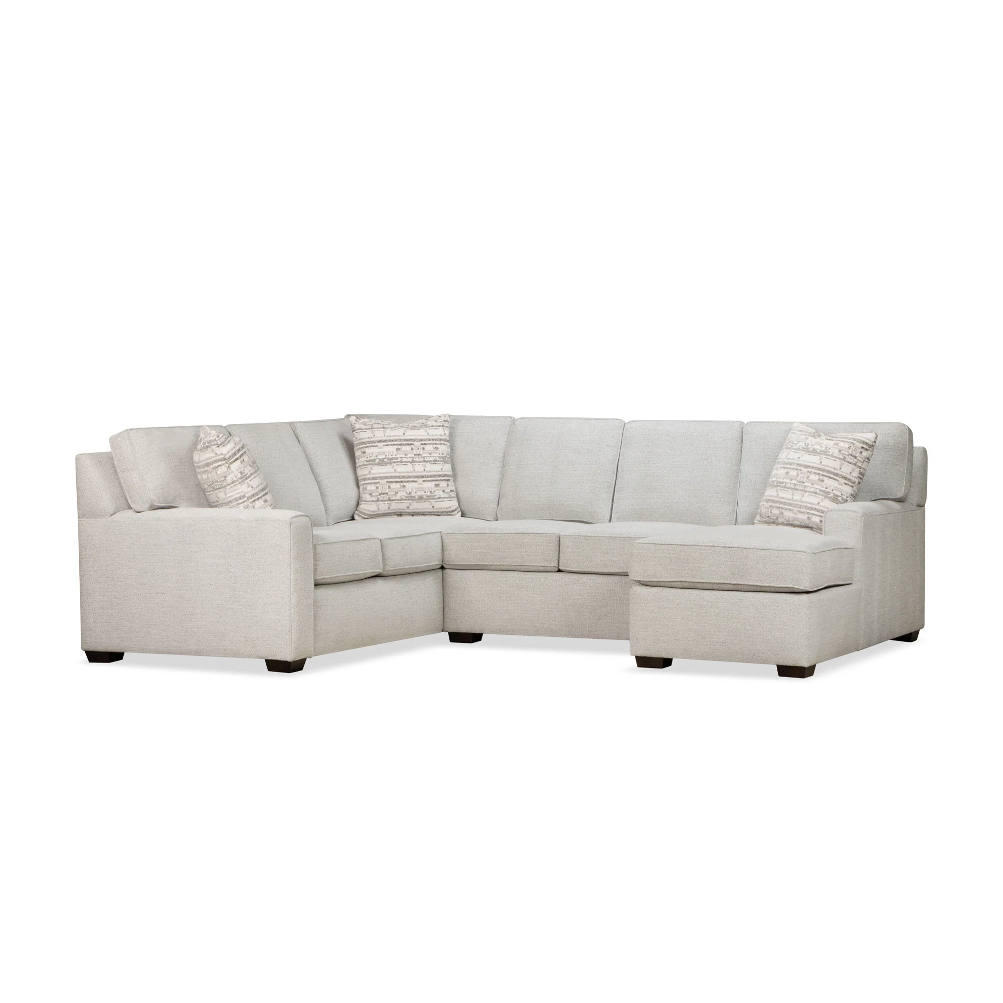 Merritt 3 Piece Right Chaise Sectional - Image 2