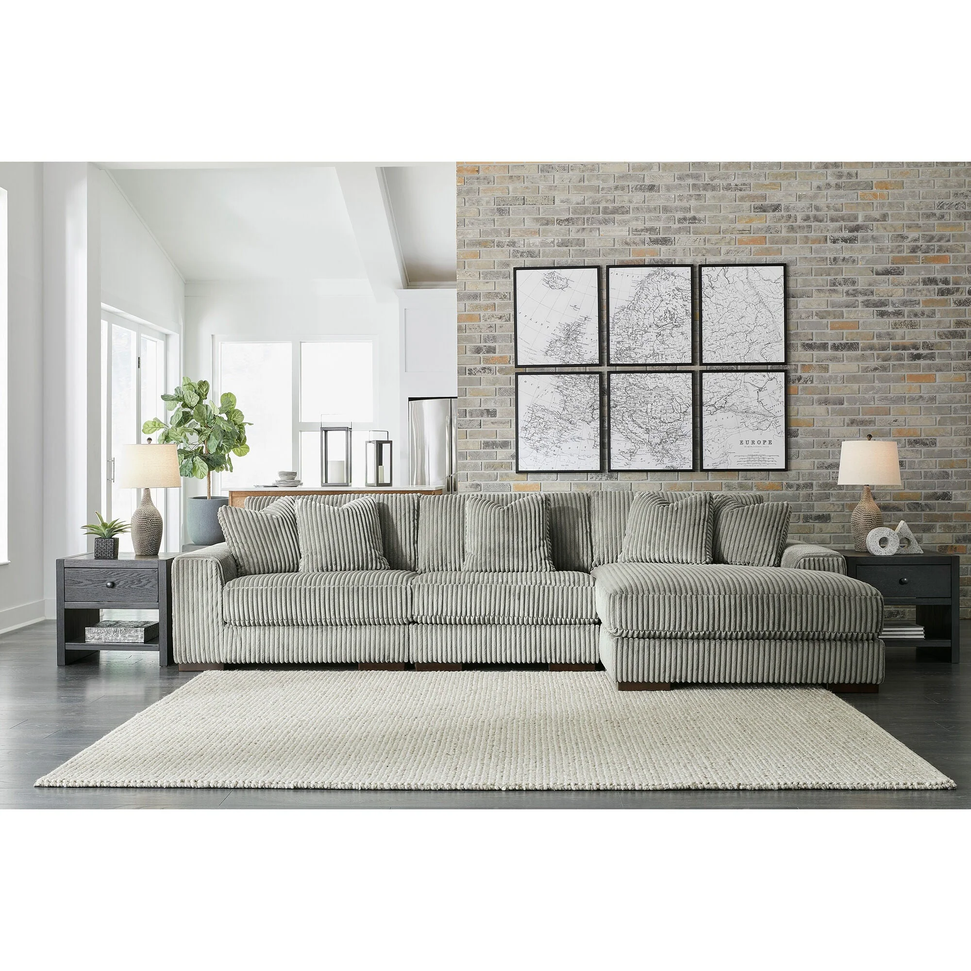 Lindyn 3 Piece Modular Sofa with Right Chaise - Image 5