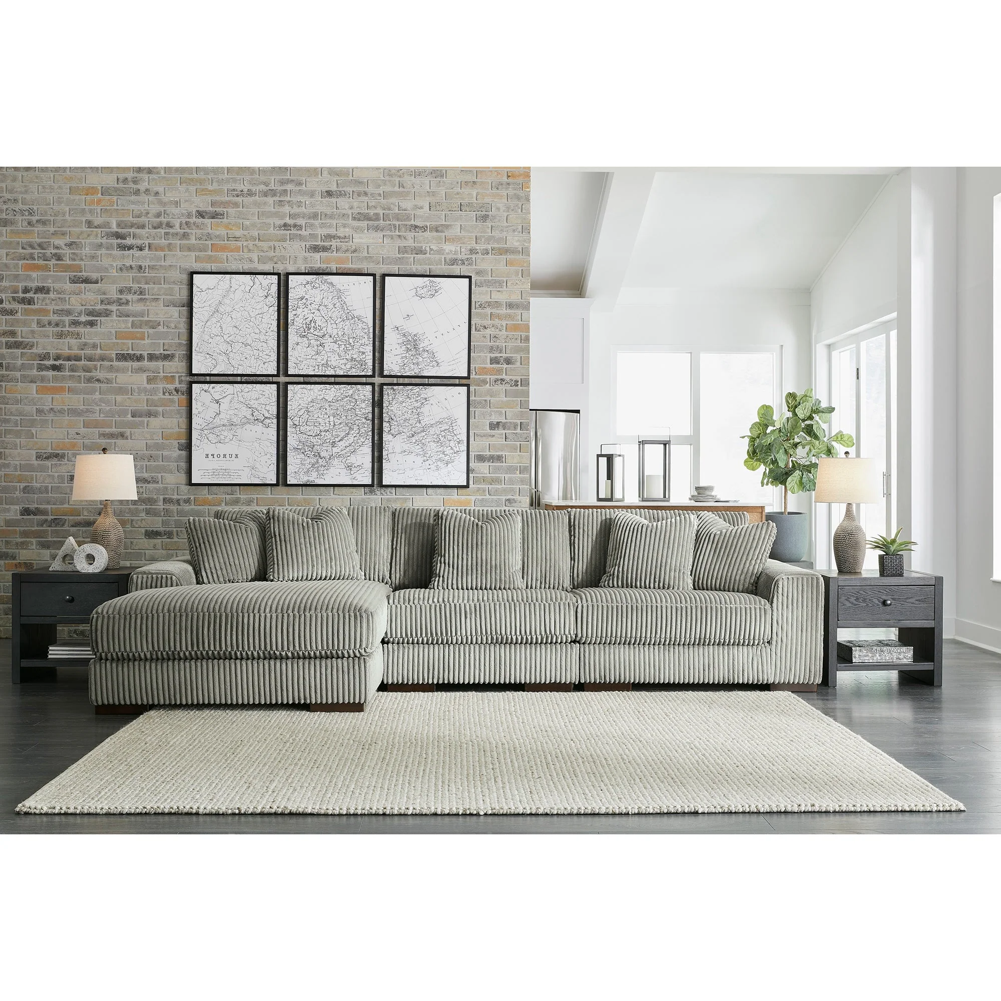 Lindyn 3 Piece Modular Sofa with Left Chaise - Image 5