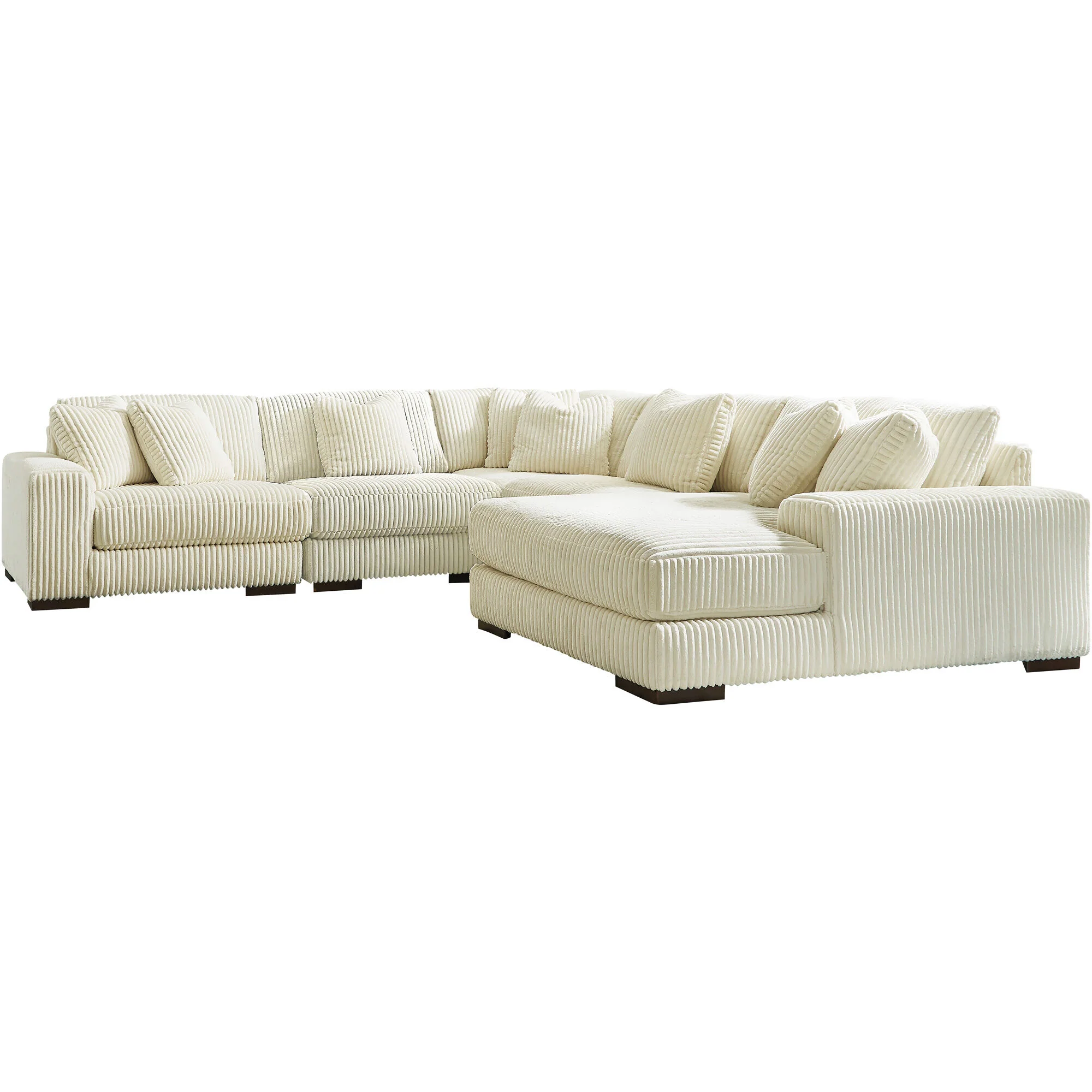Lindyn 5 Piece Modular Sectional with Right Chaise - Image 4