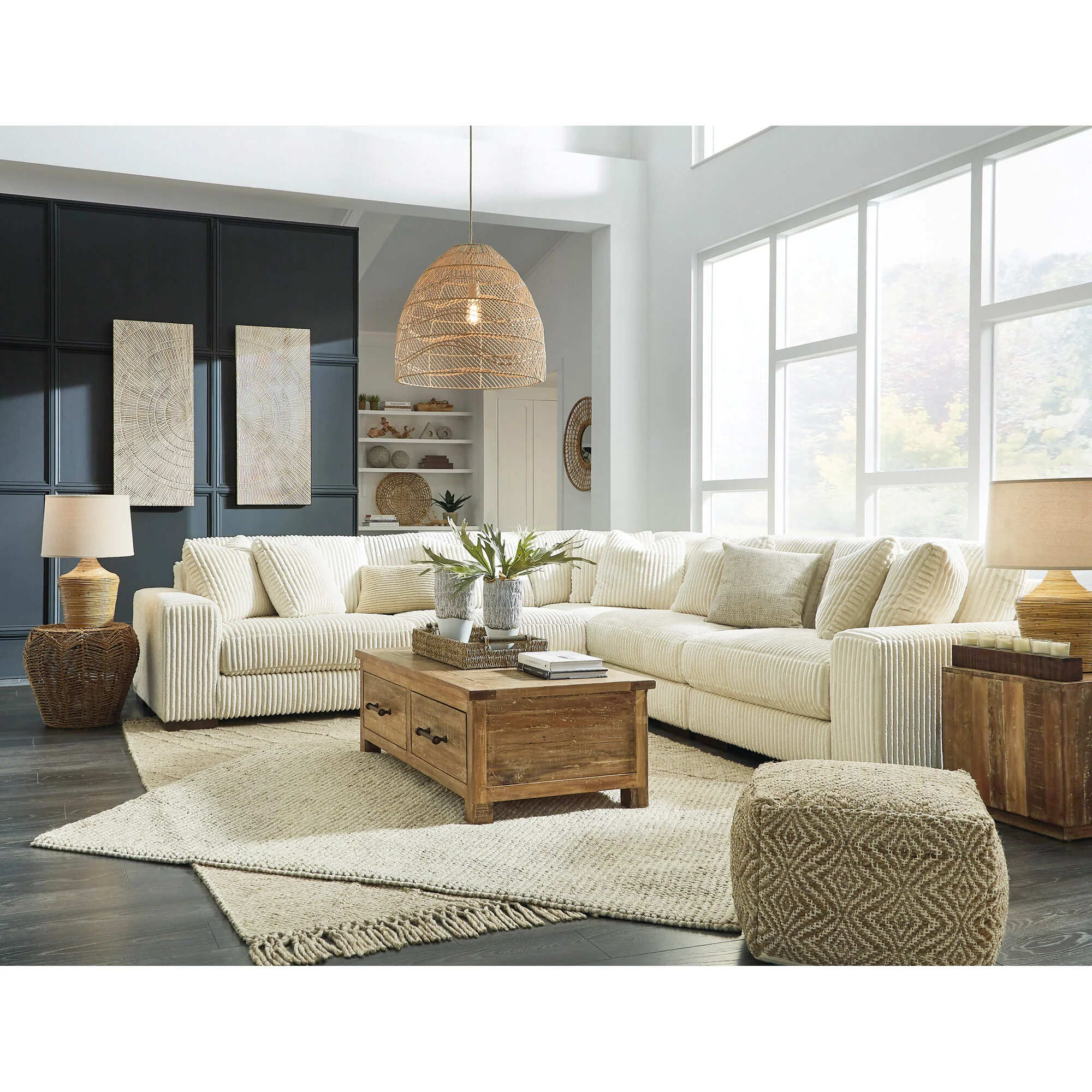 Lindyn 5 Piece Modular Sectional - Image 2