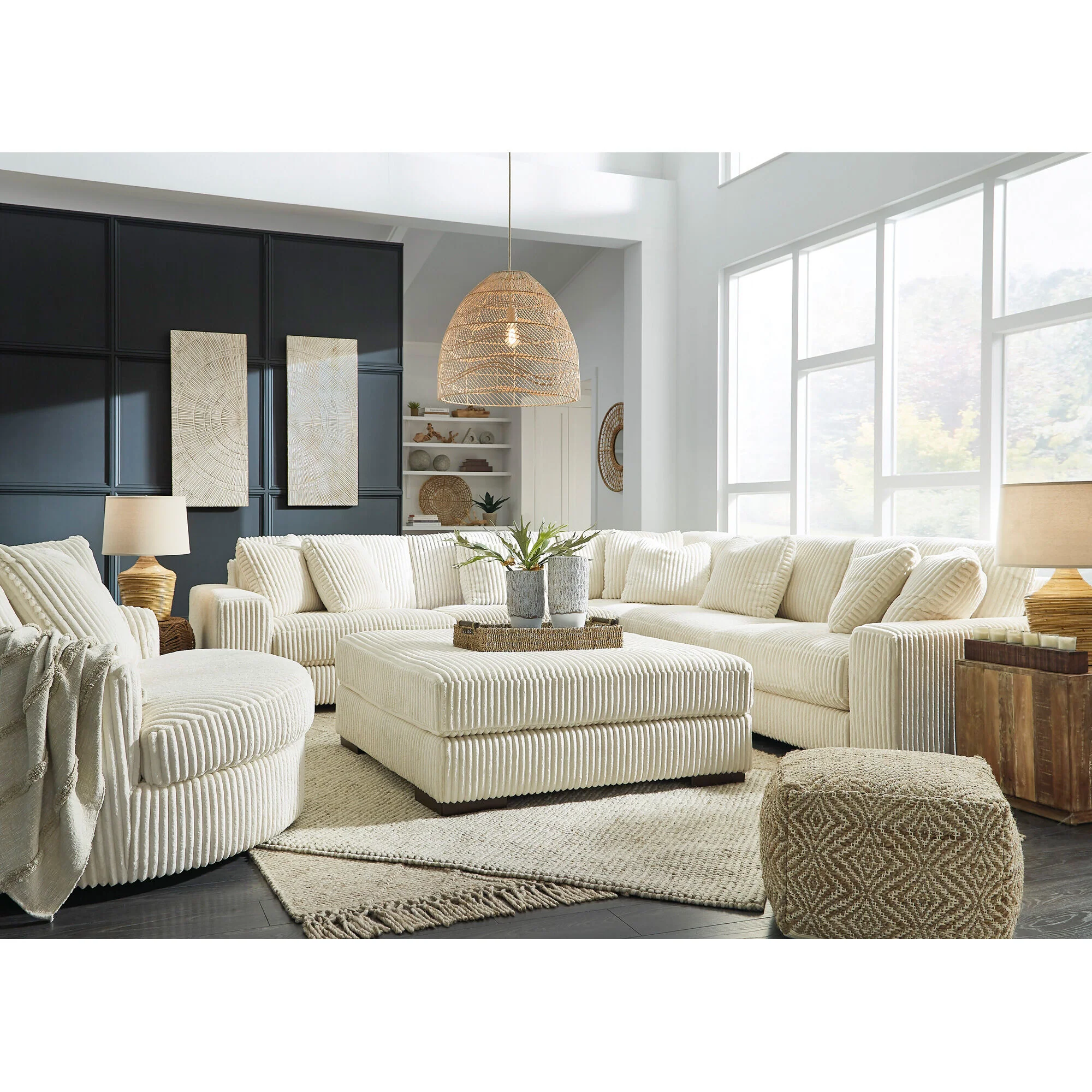 Lindyn 5 Piece Modular Sectional - Image 4