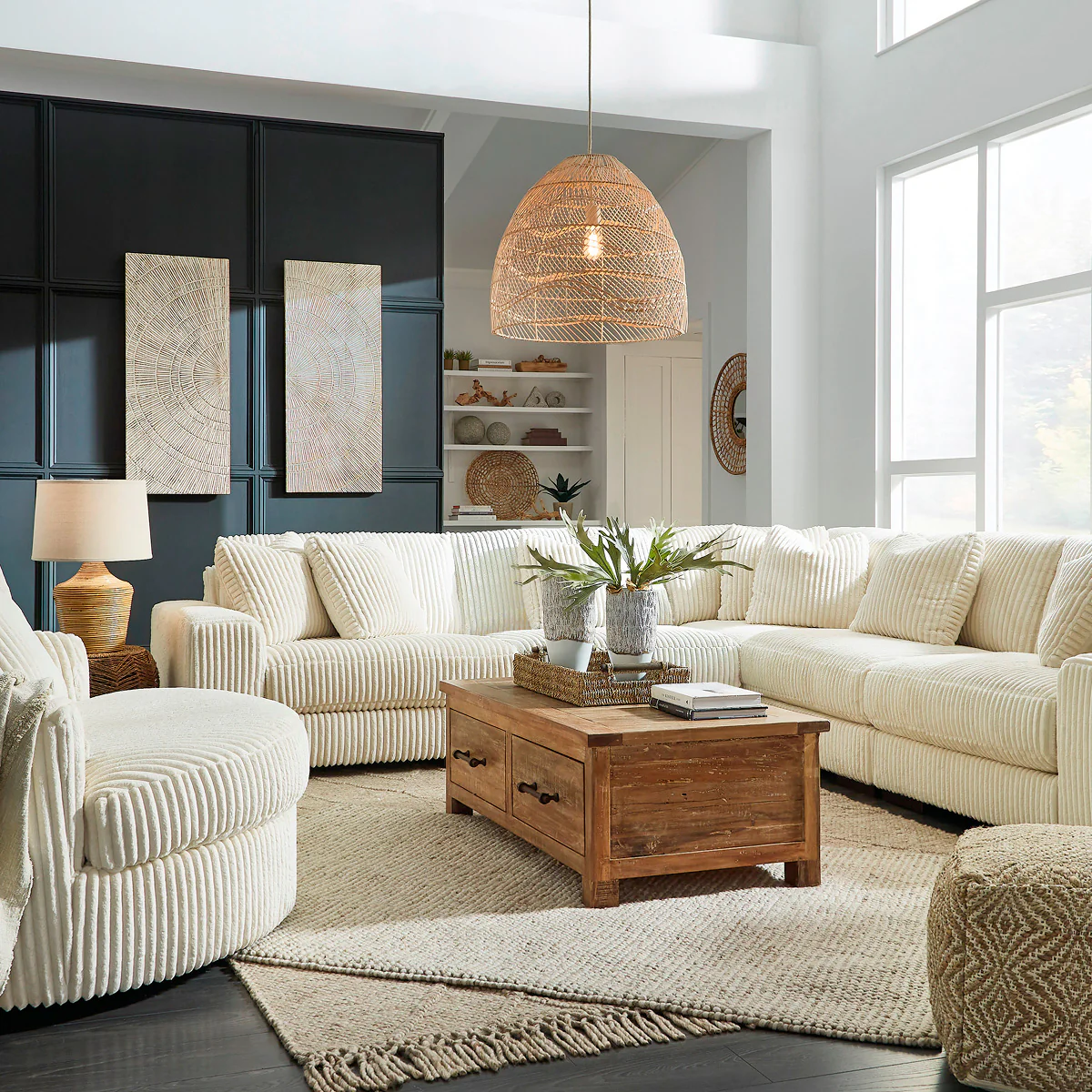 Lindyn 5 Piece Modular Sectional - Image 5