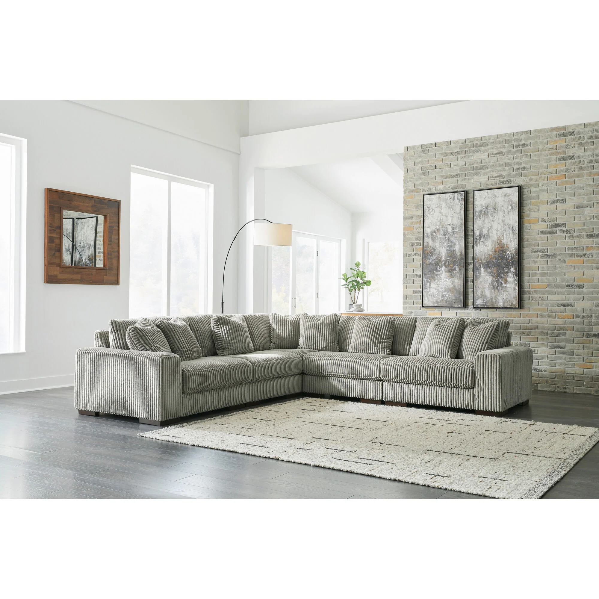 Lindyn 5 Piece Modular Sectional - Image 9