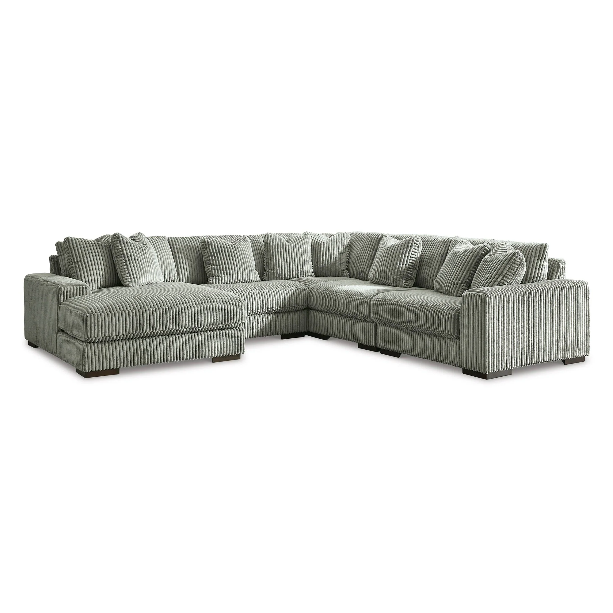 Lindyn 5 Piece Modular Sectional with Left Chaise - Image 4