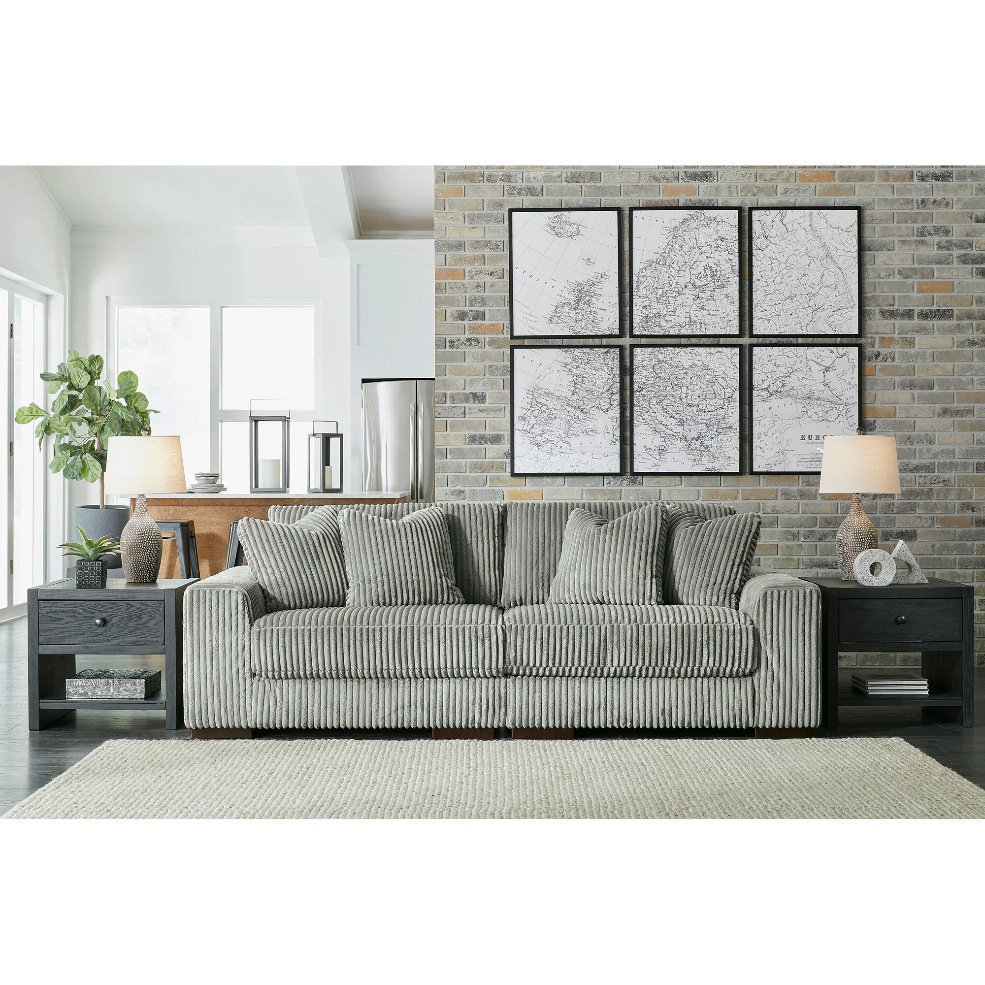 Lindyn 2 Piece Modular Loveseat - Image 5