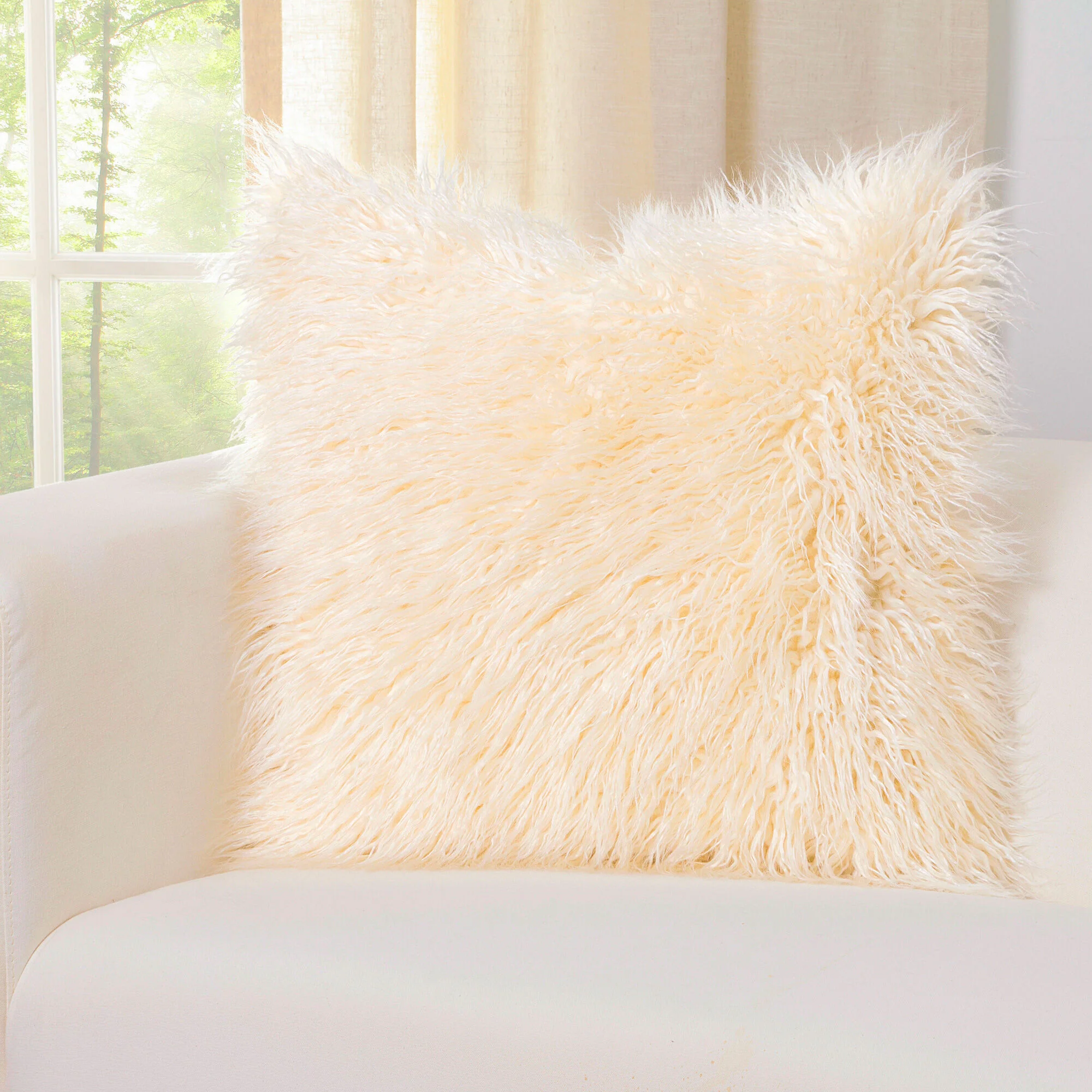 Llama 16 Inch Feather Pillow - Image 3