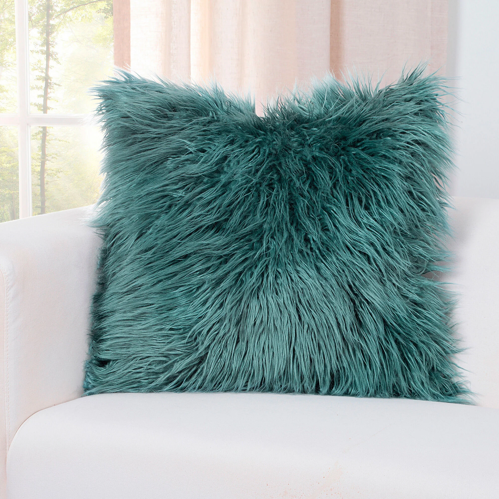 Llama 20 Inch Feather Pillow - Image 14