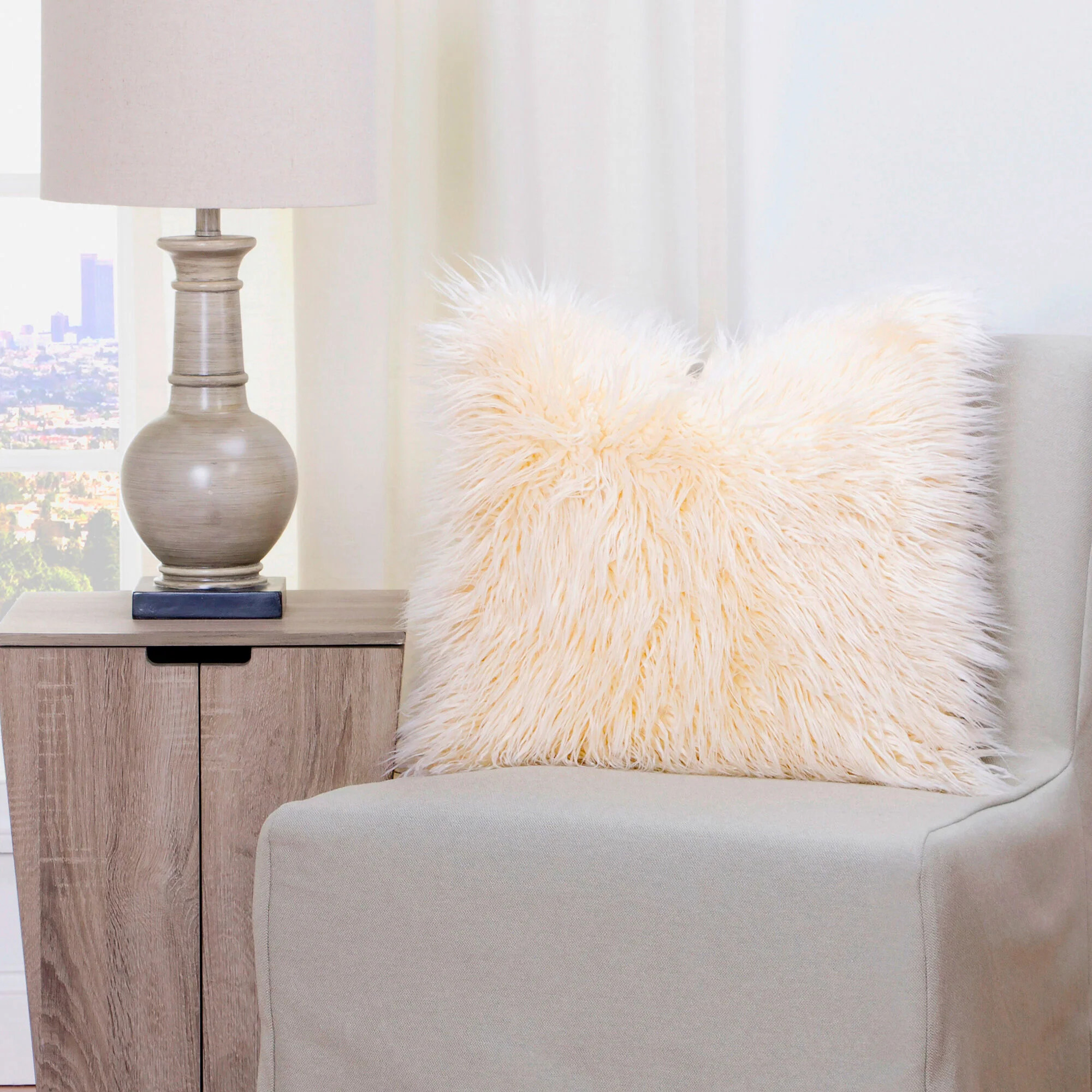 Llama 20 Inch Feather Pillow - Image 22