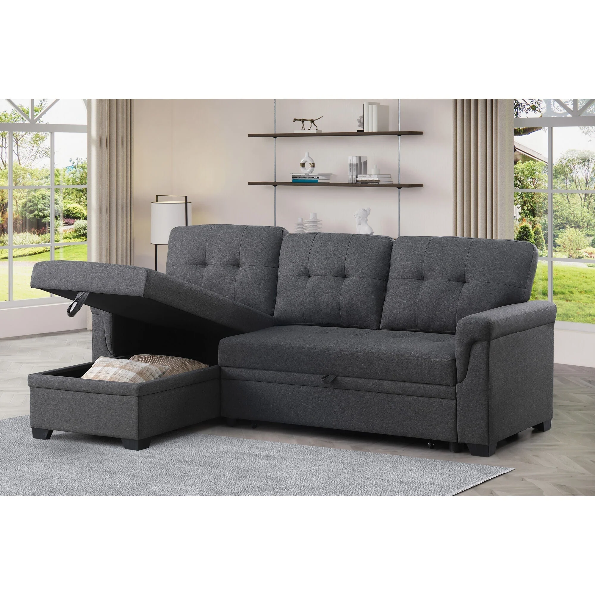 Lucca Sleeper Chaise Sofa Pop Up - Image 10