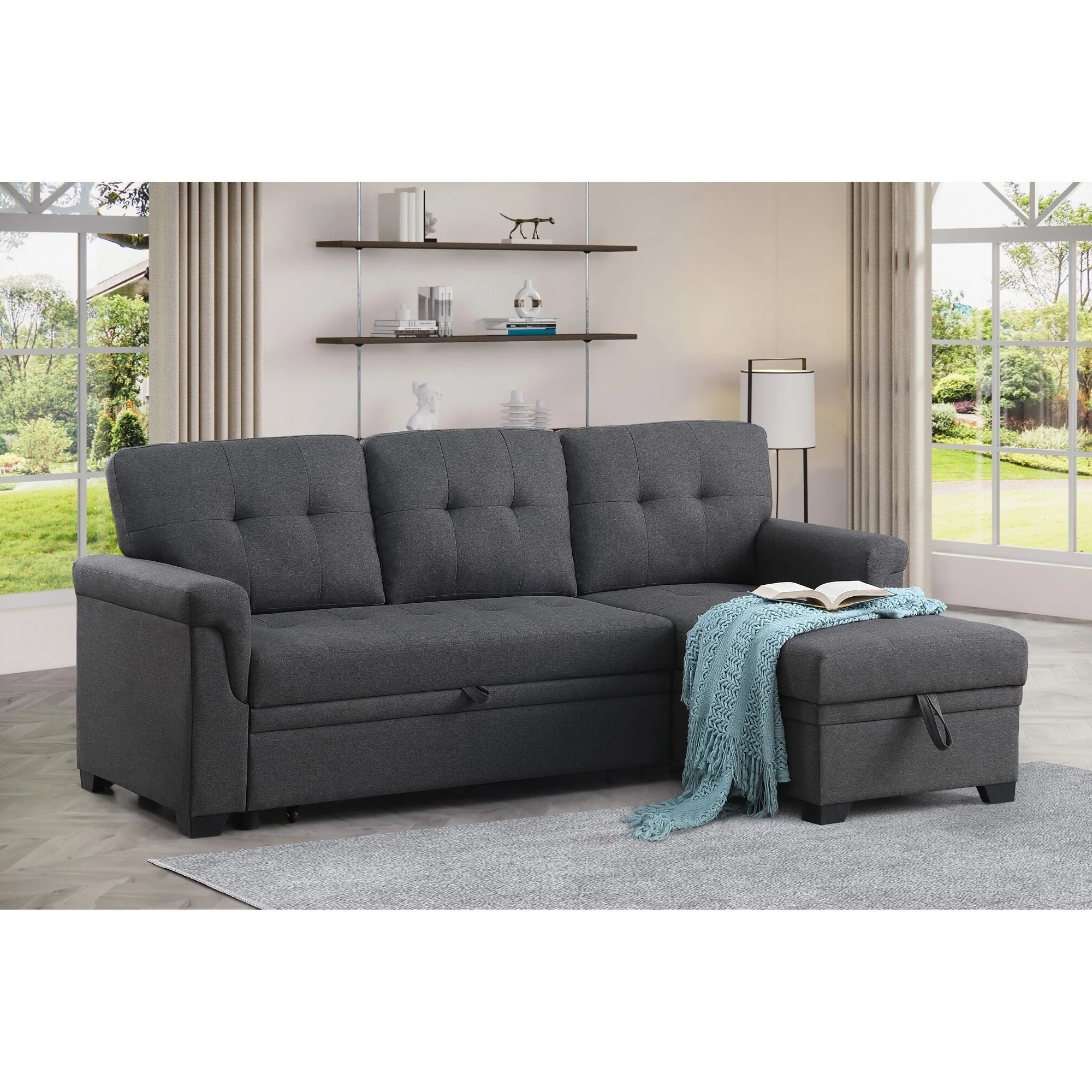 Lucca Sleeper Chaise Sofa Pop Up - Image 3