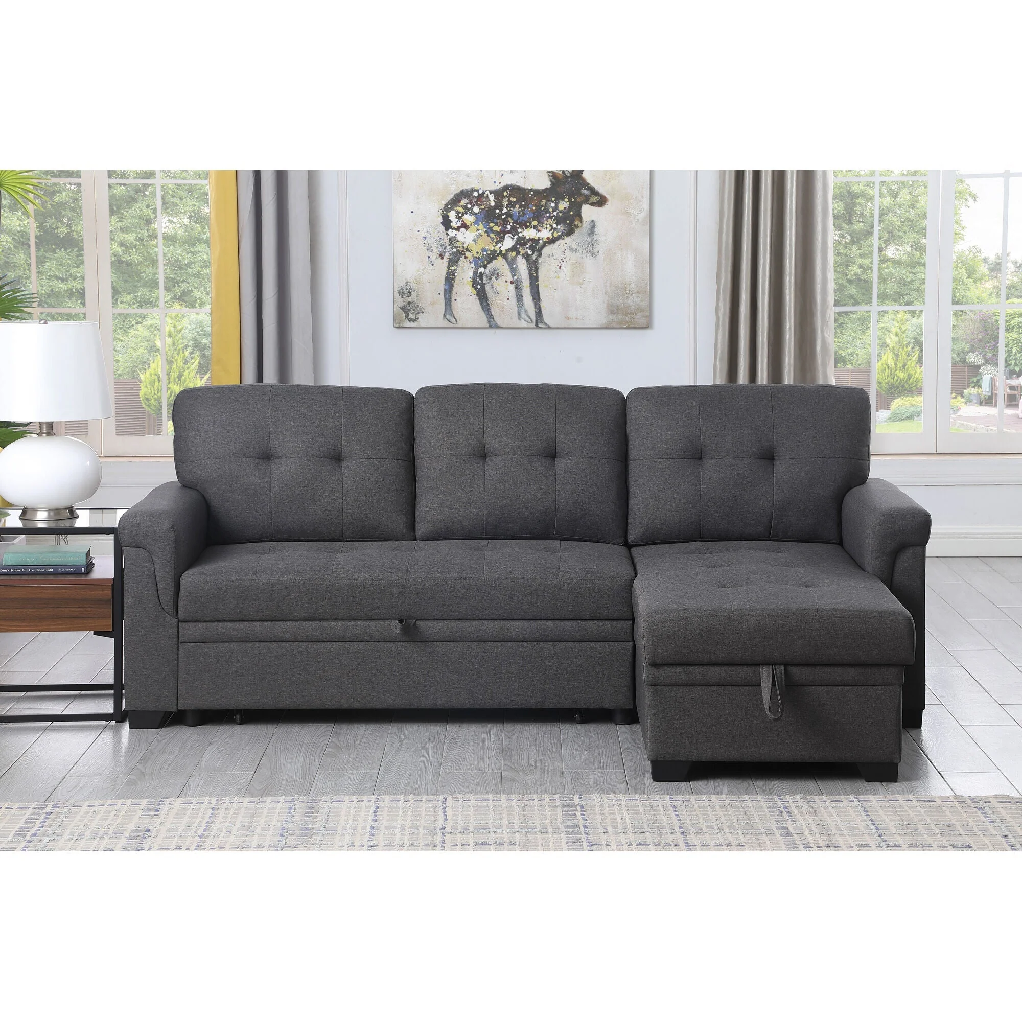 Lucca Sleeper Chaise Sofa Pop Up - Image 4