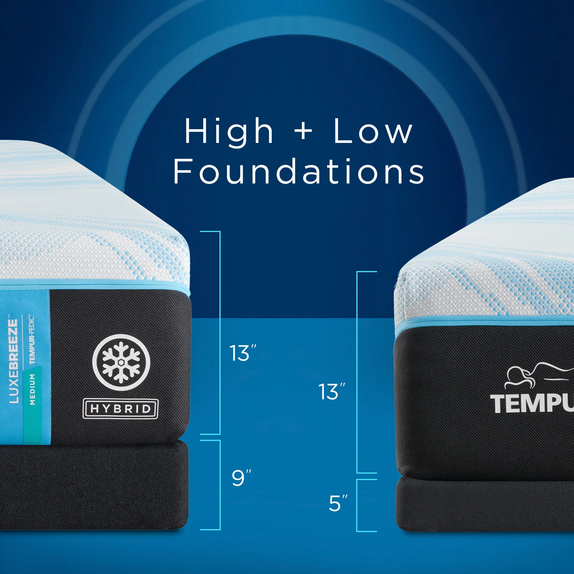 Tempur-Pedic TEMPUR-Luxe Breeze 2 Medium Hybrid Mattress - Image 16