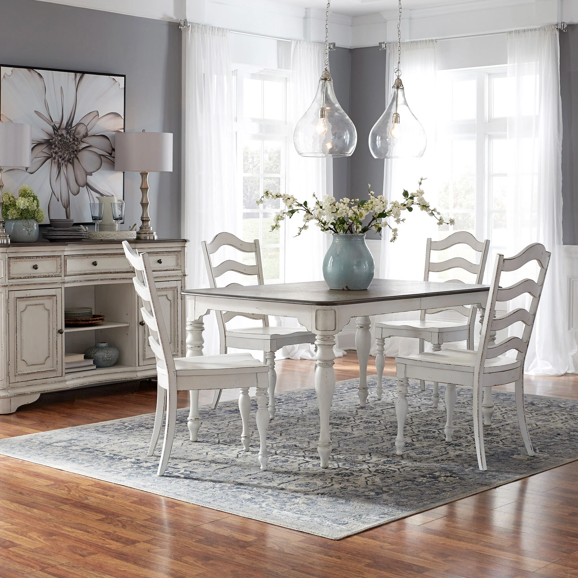 Magnolia Manor 5 Piece Ladder Dining Set - Image 2
