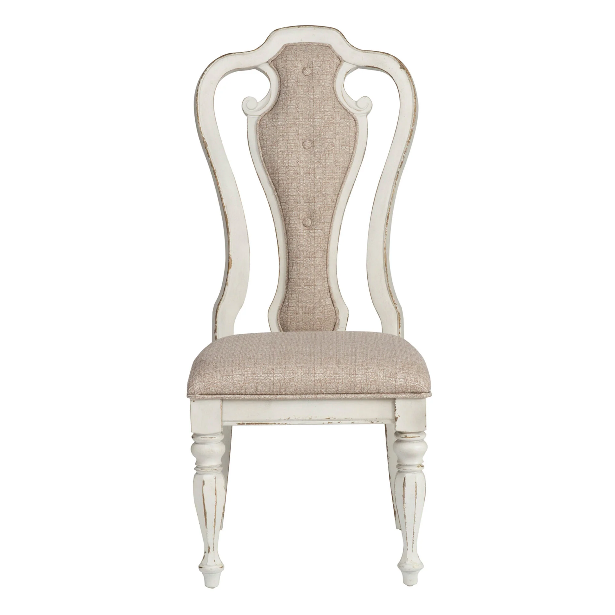 Magnolia Manor 5 Piece Upholstered Pedestal Dining Set - Image 3