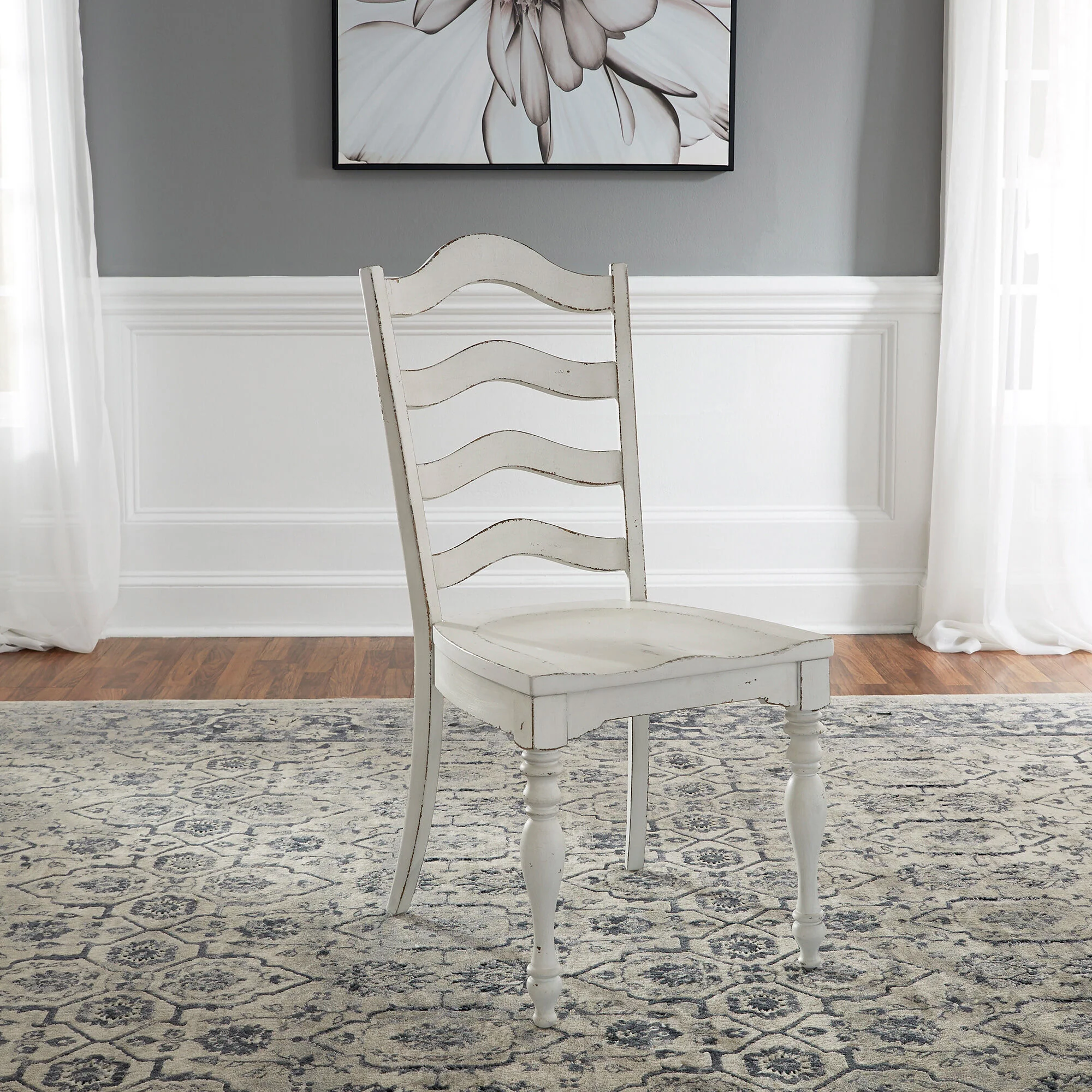 Magnolia Manor Ladder Back Side Chair - Image 2