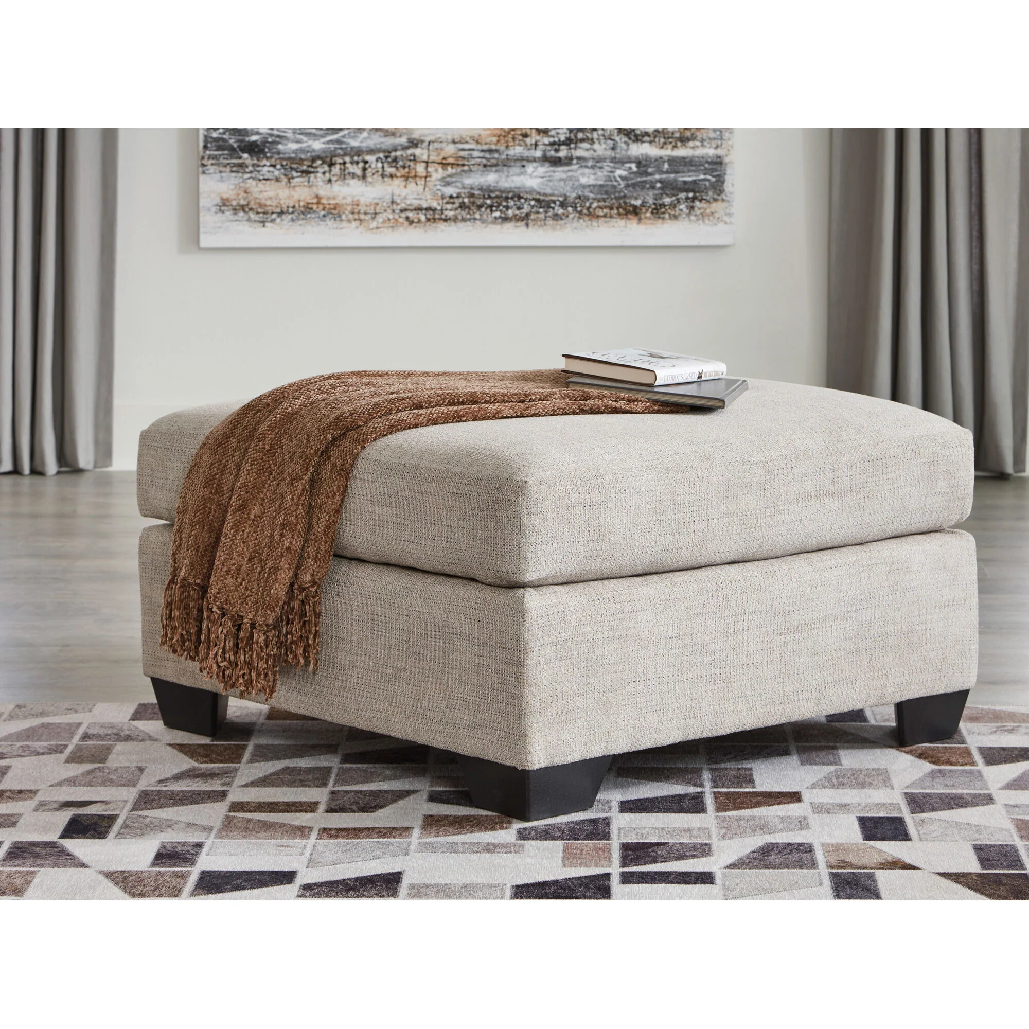 Mahoney Oversized Ottoman - Image 6