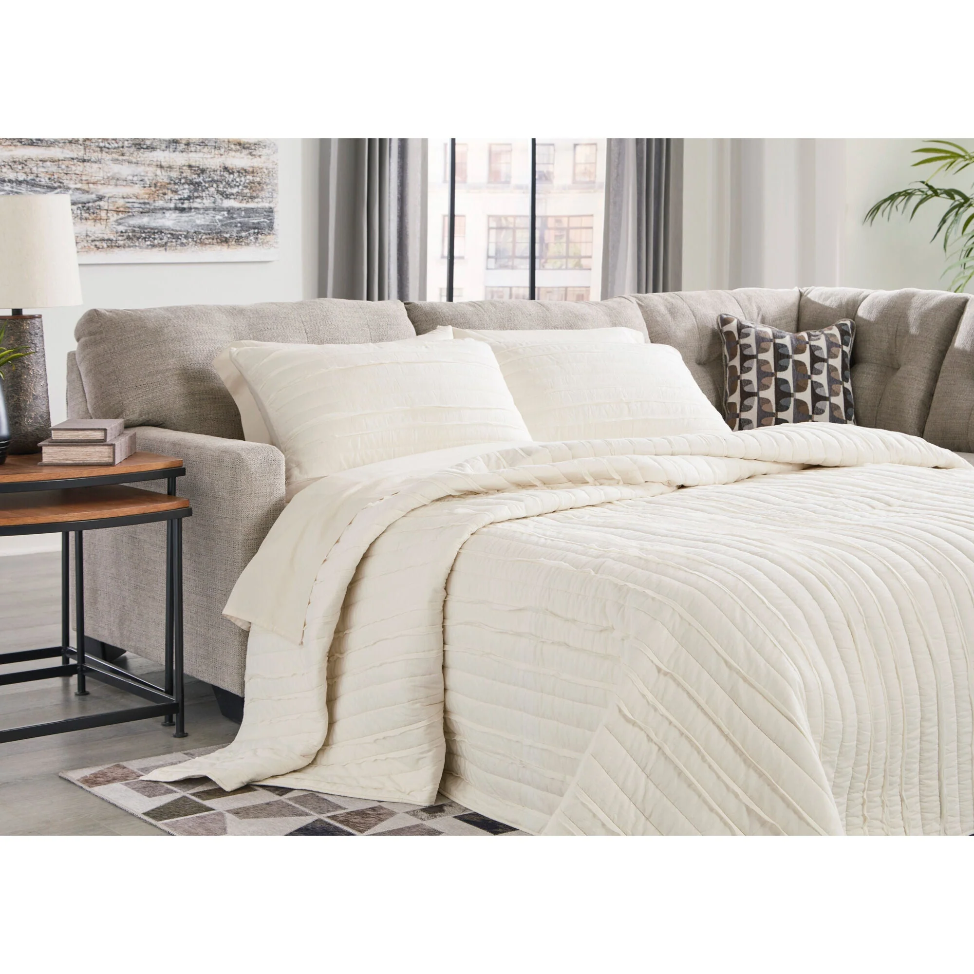 Mahoney Right Chaise Sleeper Sectional - Image 5