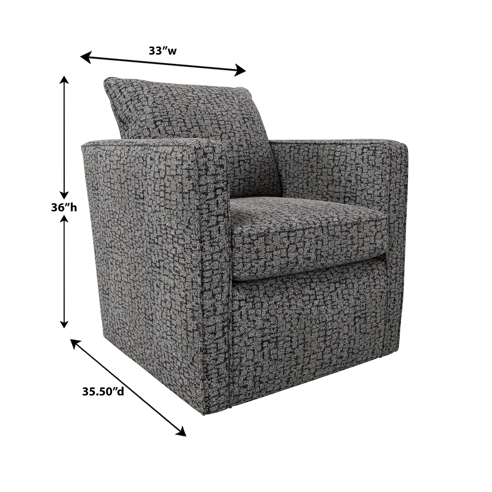 Millie Swivel Chair - Image 7