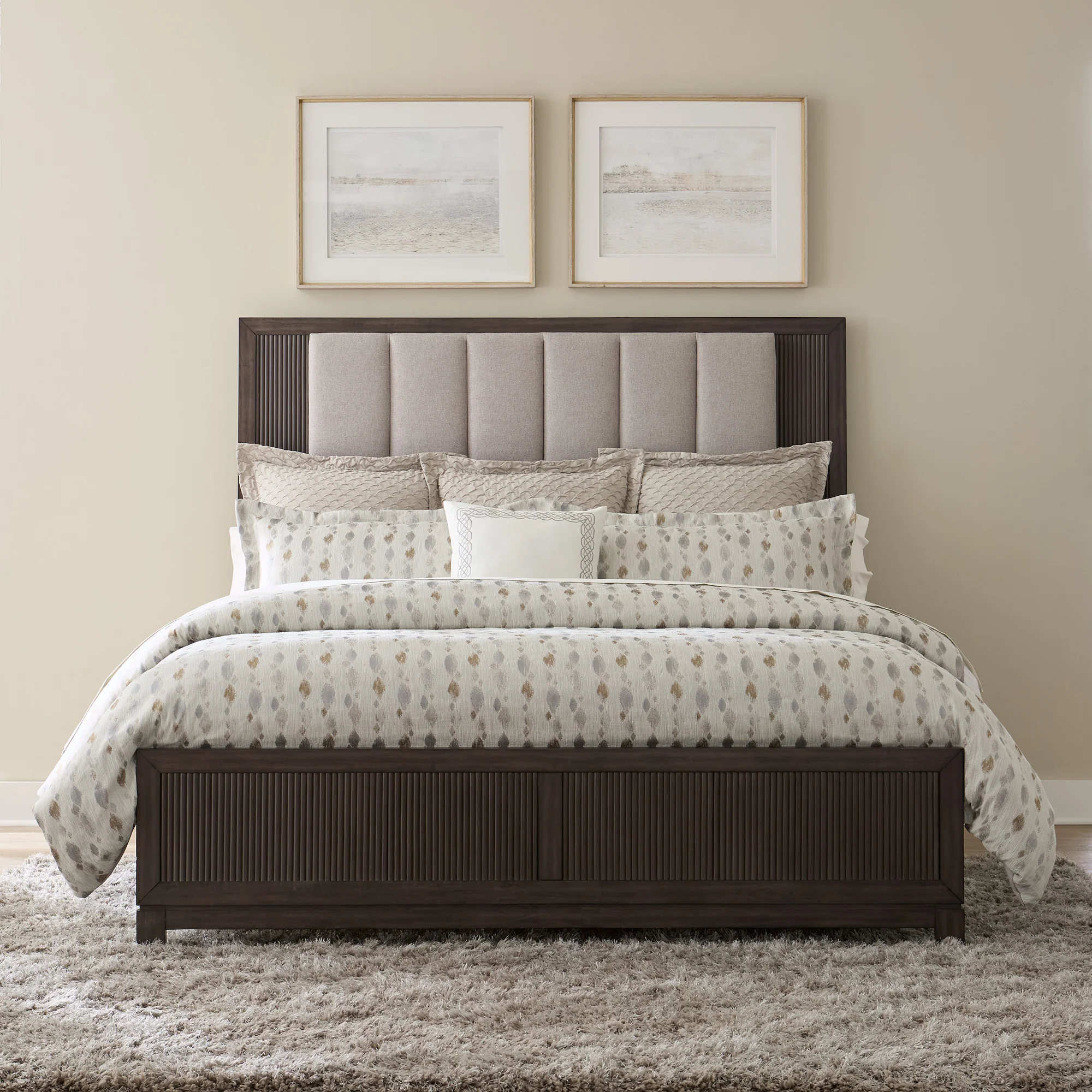 Modern Edge Upholstered Bed - Image 11