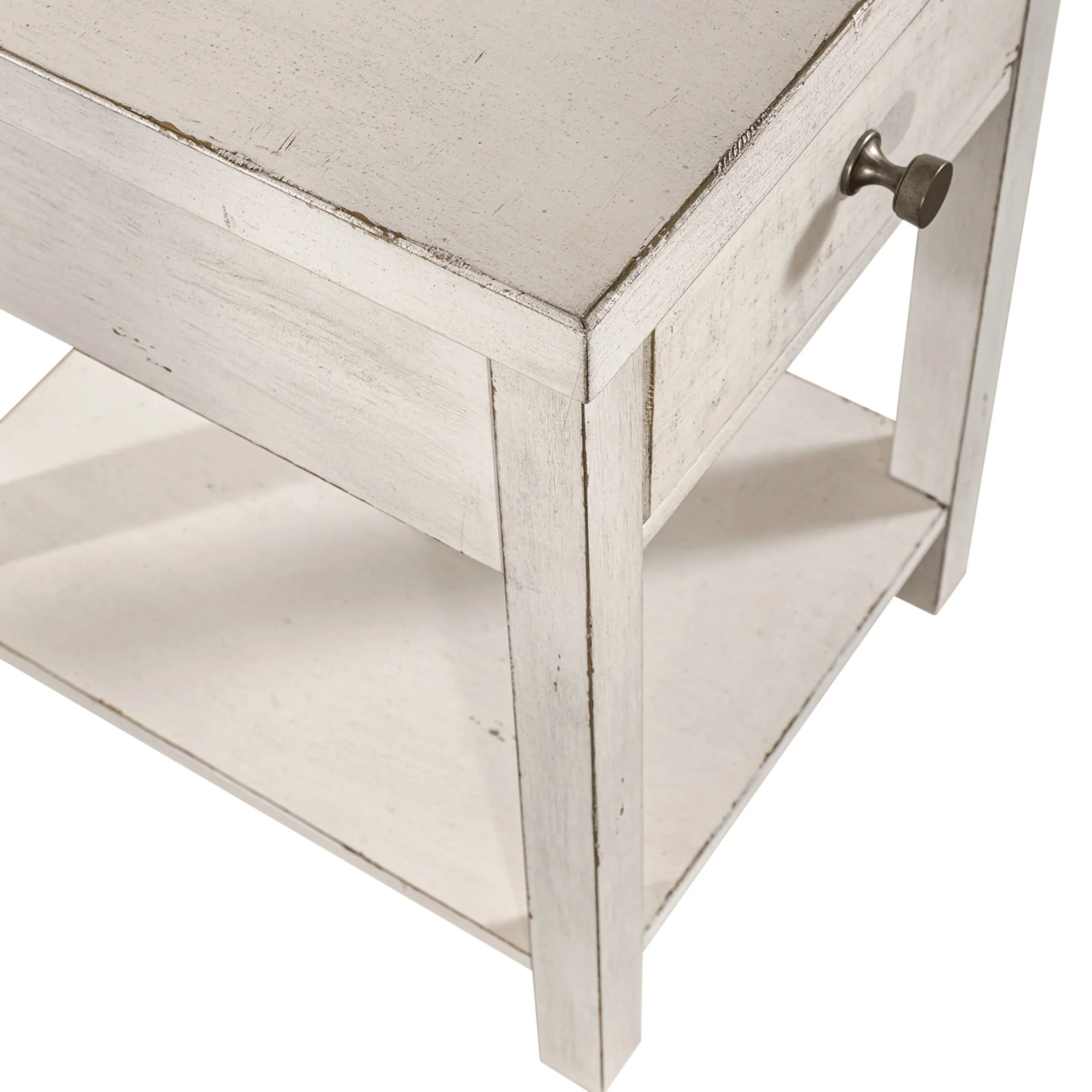 Modern Farmhouse Drawer End Table - Image 3