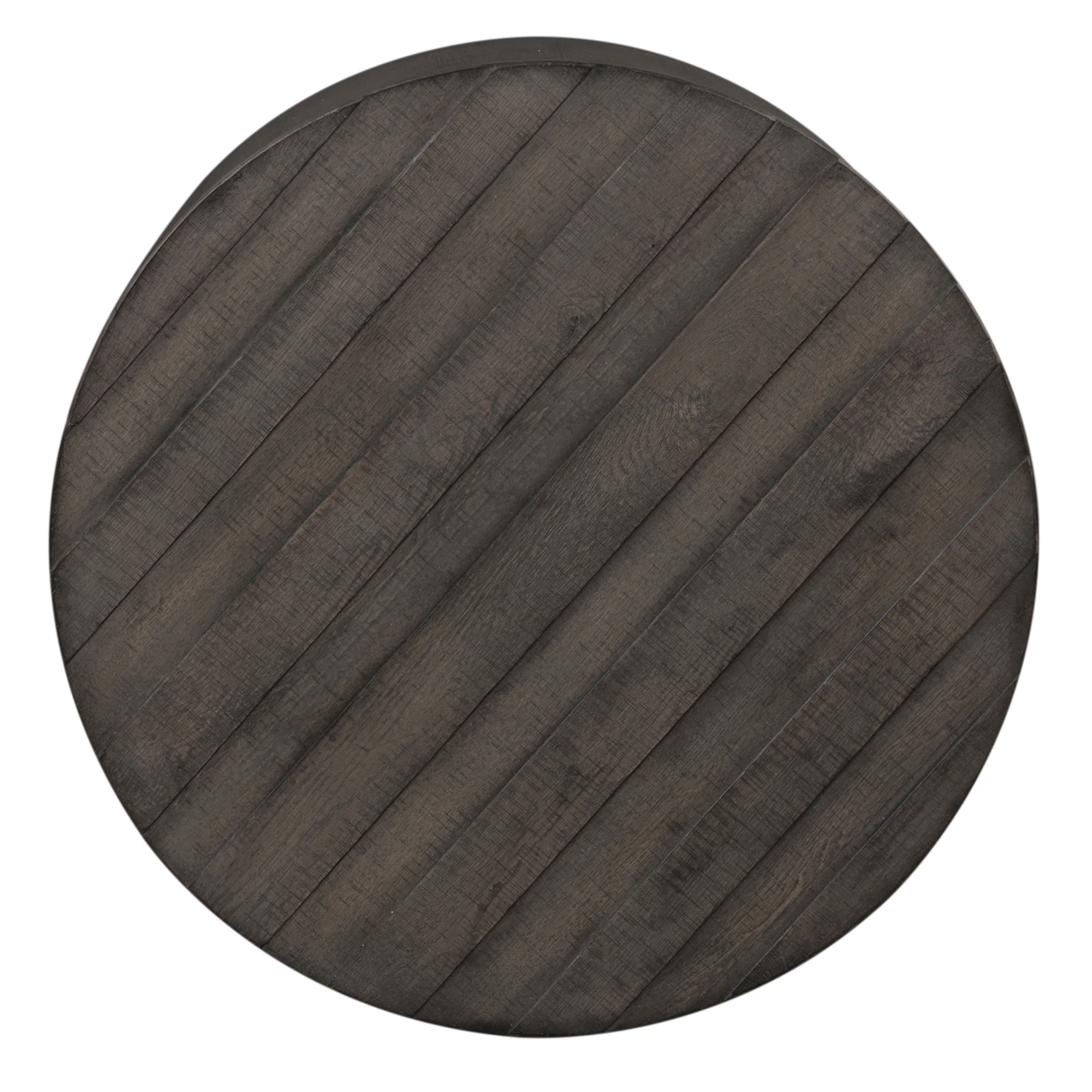 Modern Farmhouse Drum Coffee Table - Image 10